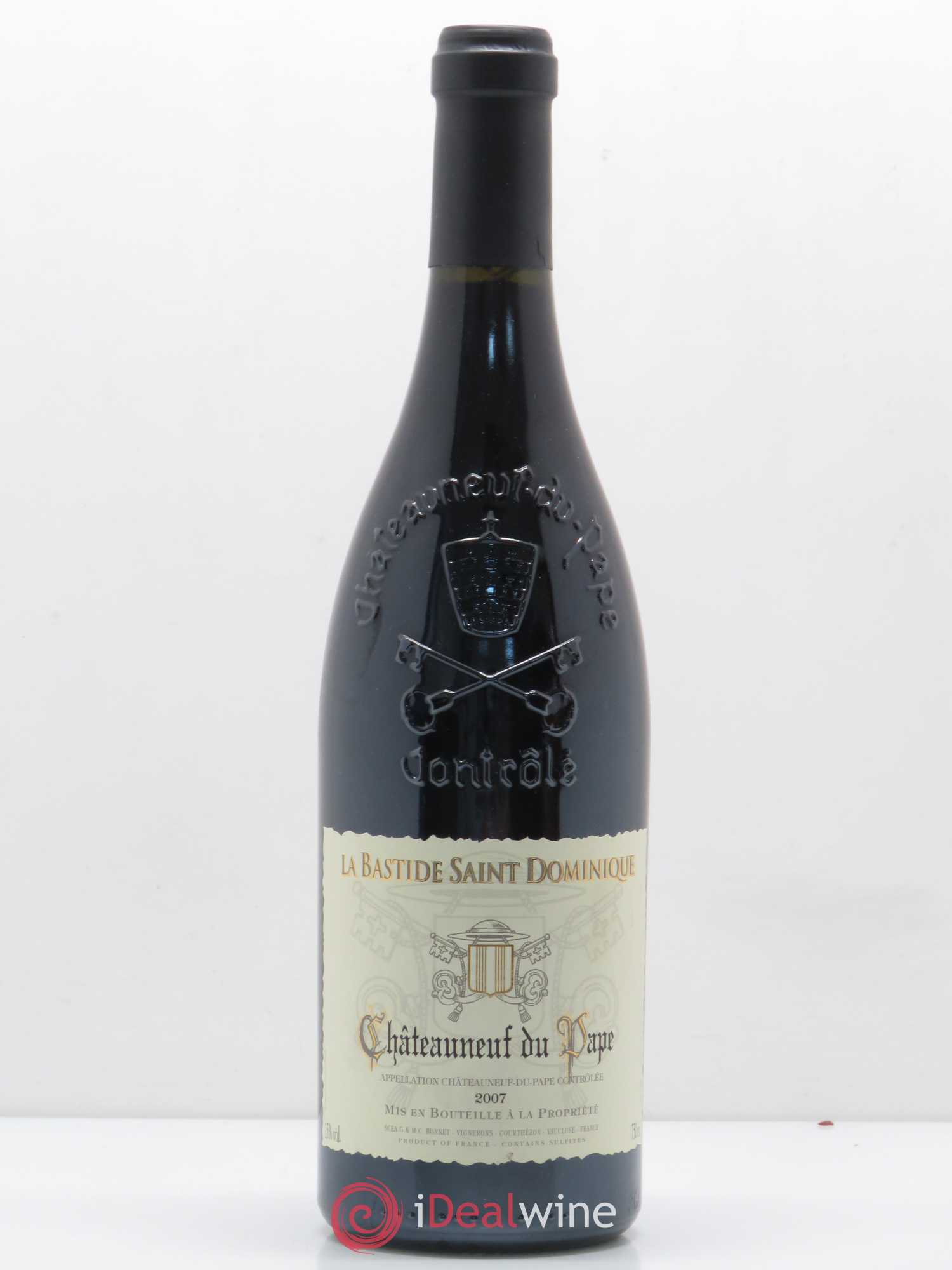 Châteauneuf-du-Pape La Bastide Saint-Dominique 2007 - Posten von 1 Flasche - 0