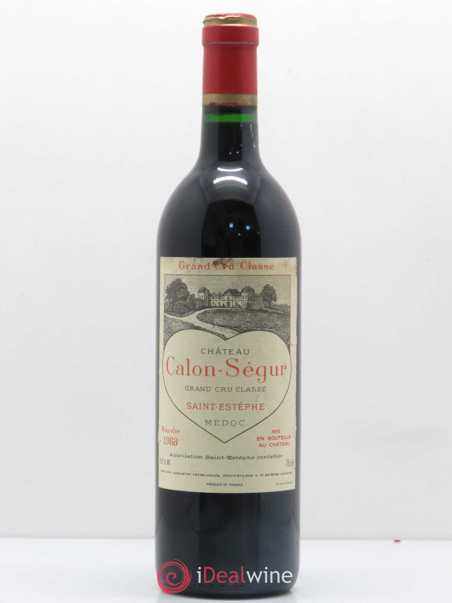 Château Calon Ségur 3ème Grand Cru Classé 1988 - Lot de 1 bouteille - 0