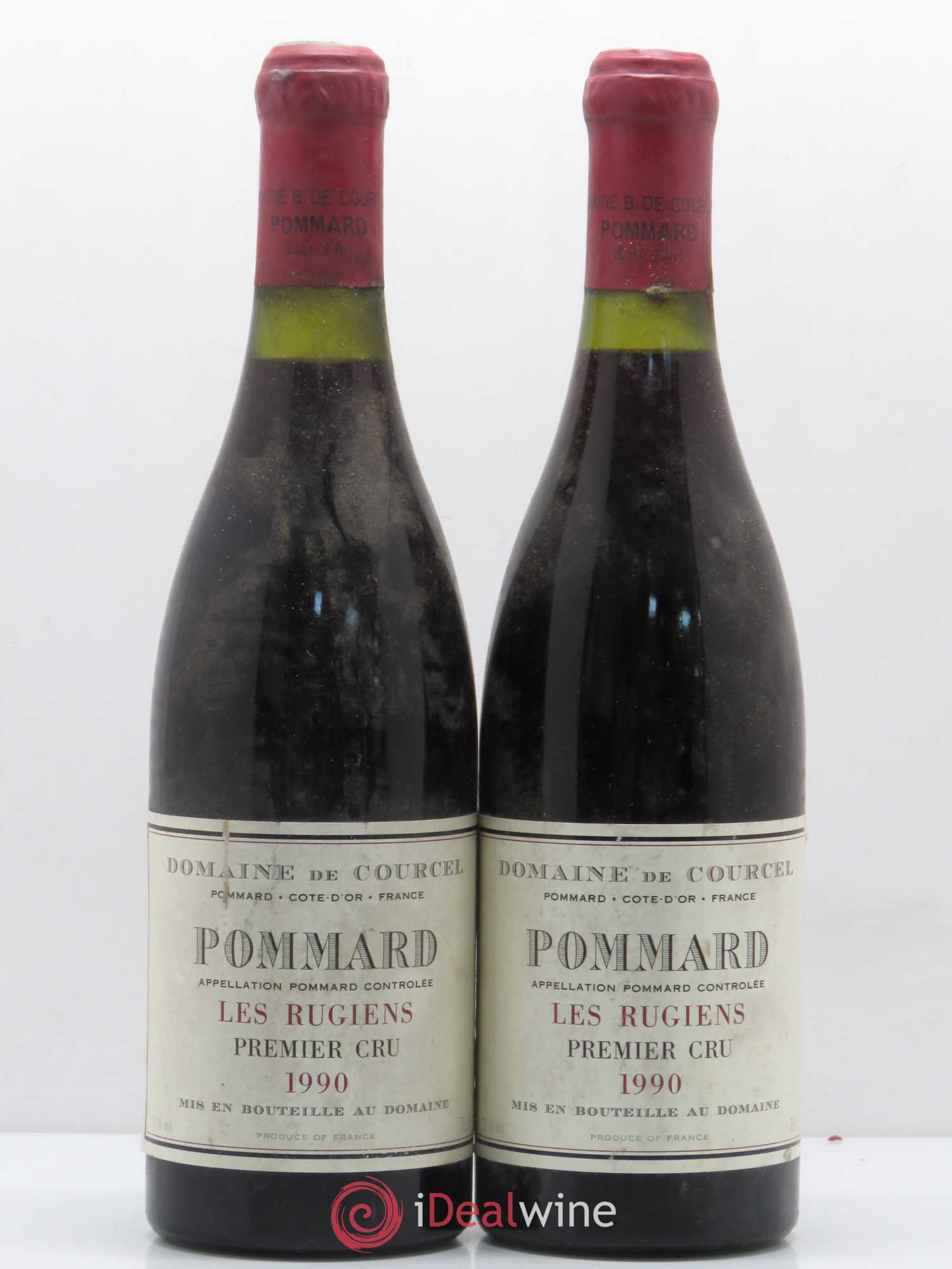 Pommard 1er Cru Les Rugiens de Courcel (Domaine) 1990 - Lot de 2 bouteilles - 0