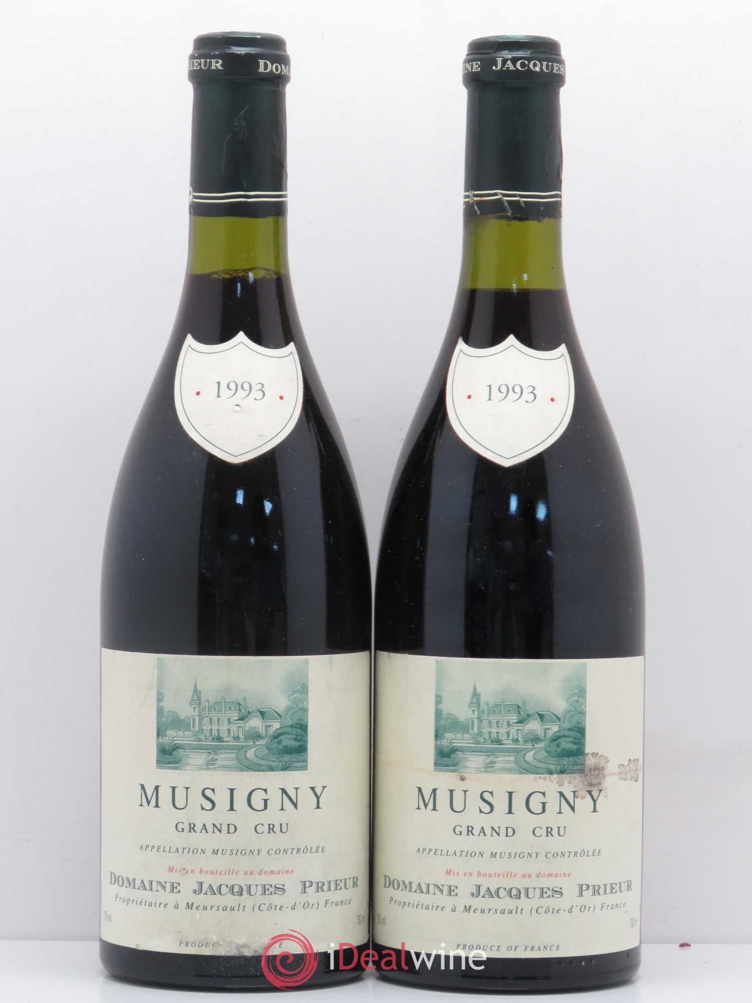 Musigny Grand Cru Jacques Prieur (Domaine) 1993 - Lot de 2 bouteilles - 0