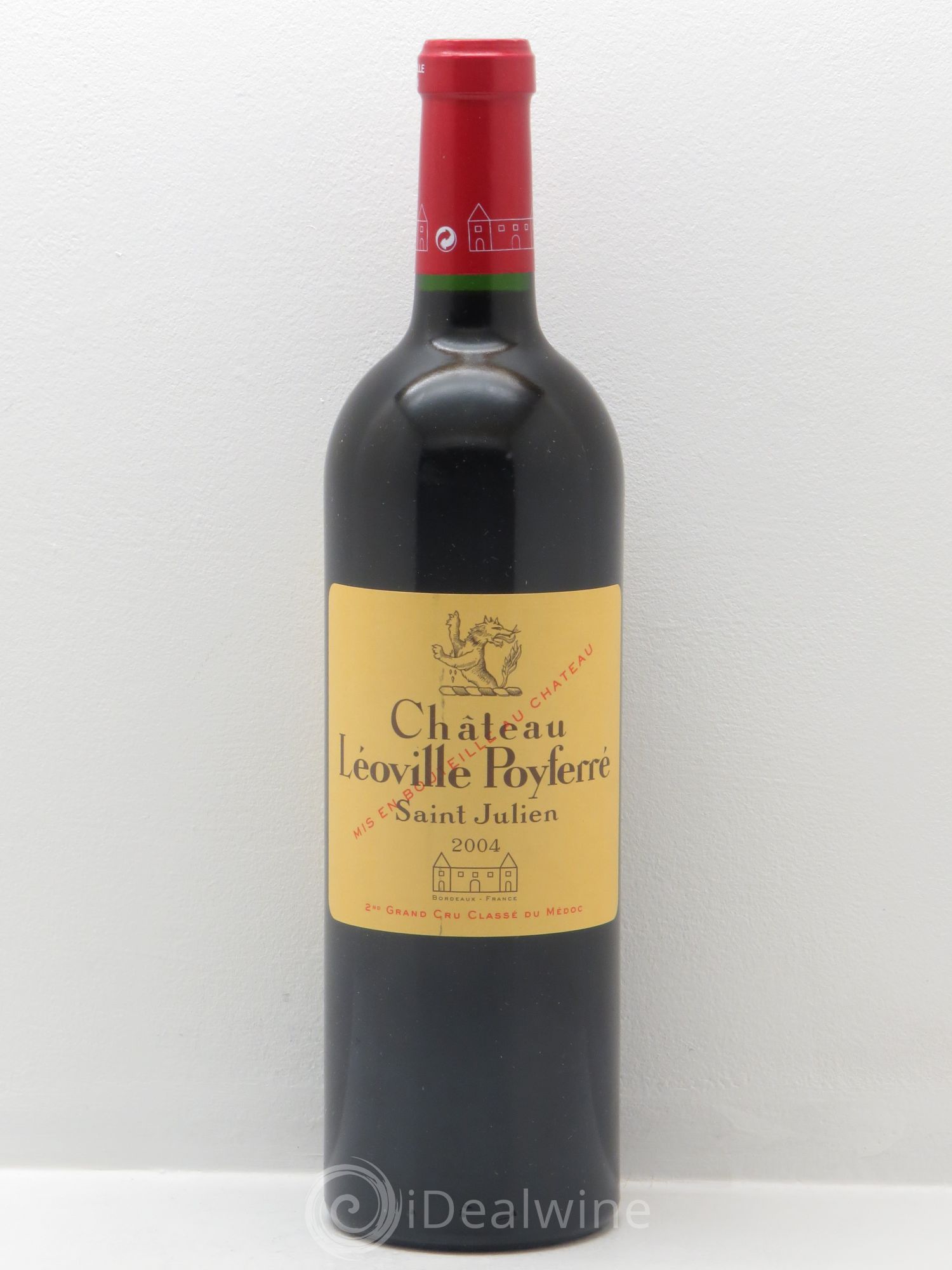 Château Léoville Poyferré 2ème Grand Cru Classé 2004 - Lot de 1 bouteille - 0