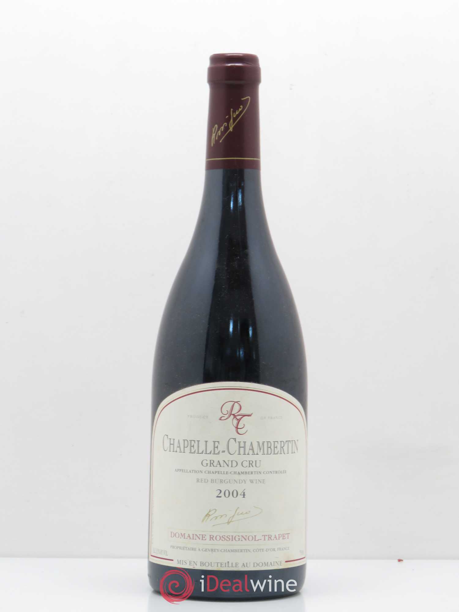 Chapelle-Chambertin Grand Cru Rossignol-Trapet (Domaine) 2004 - Lot de 1 bouteille - 0