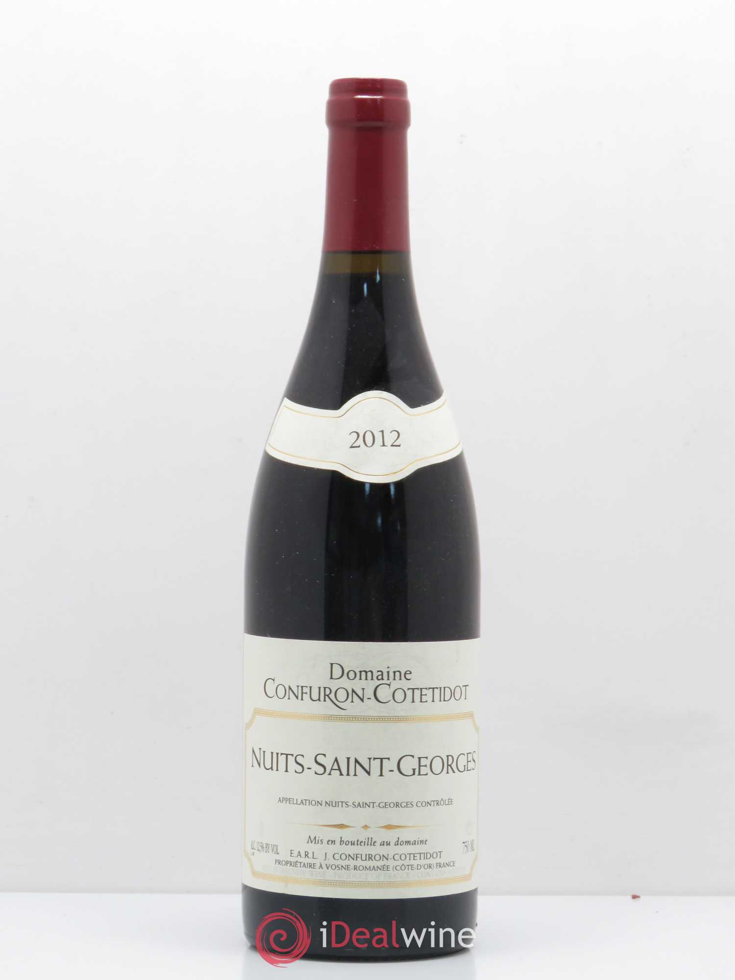 Nuits-Saint-Georges Confuron Cotetidot 2012 - Lot de 1 bouteille - 0