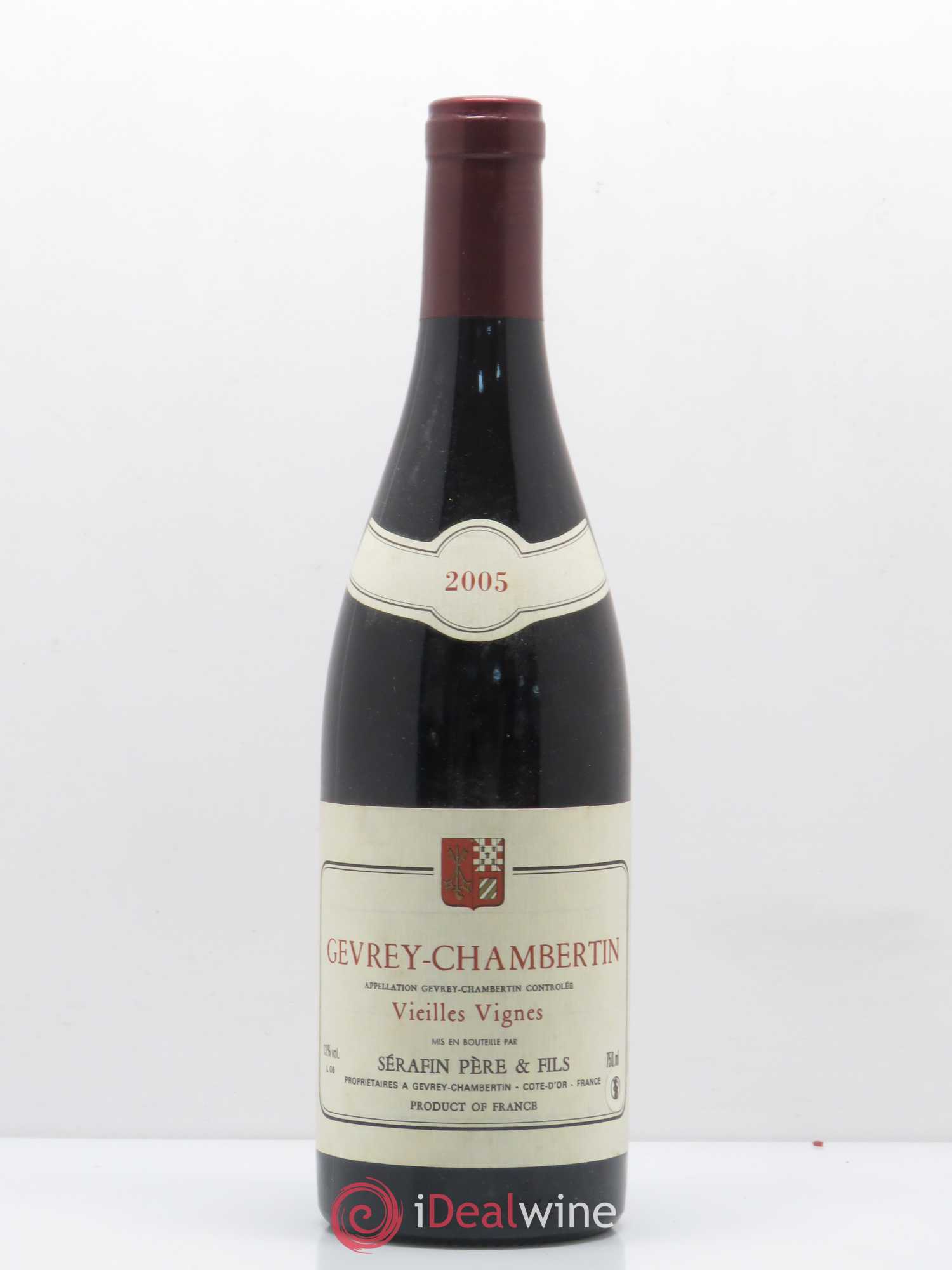 Gevrey-Chambertin Vieilles vignes Sérafin Père et fils 2005 - Posten von 1 Flasche - 0