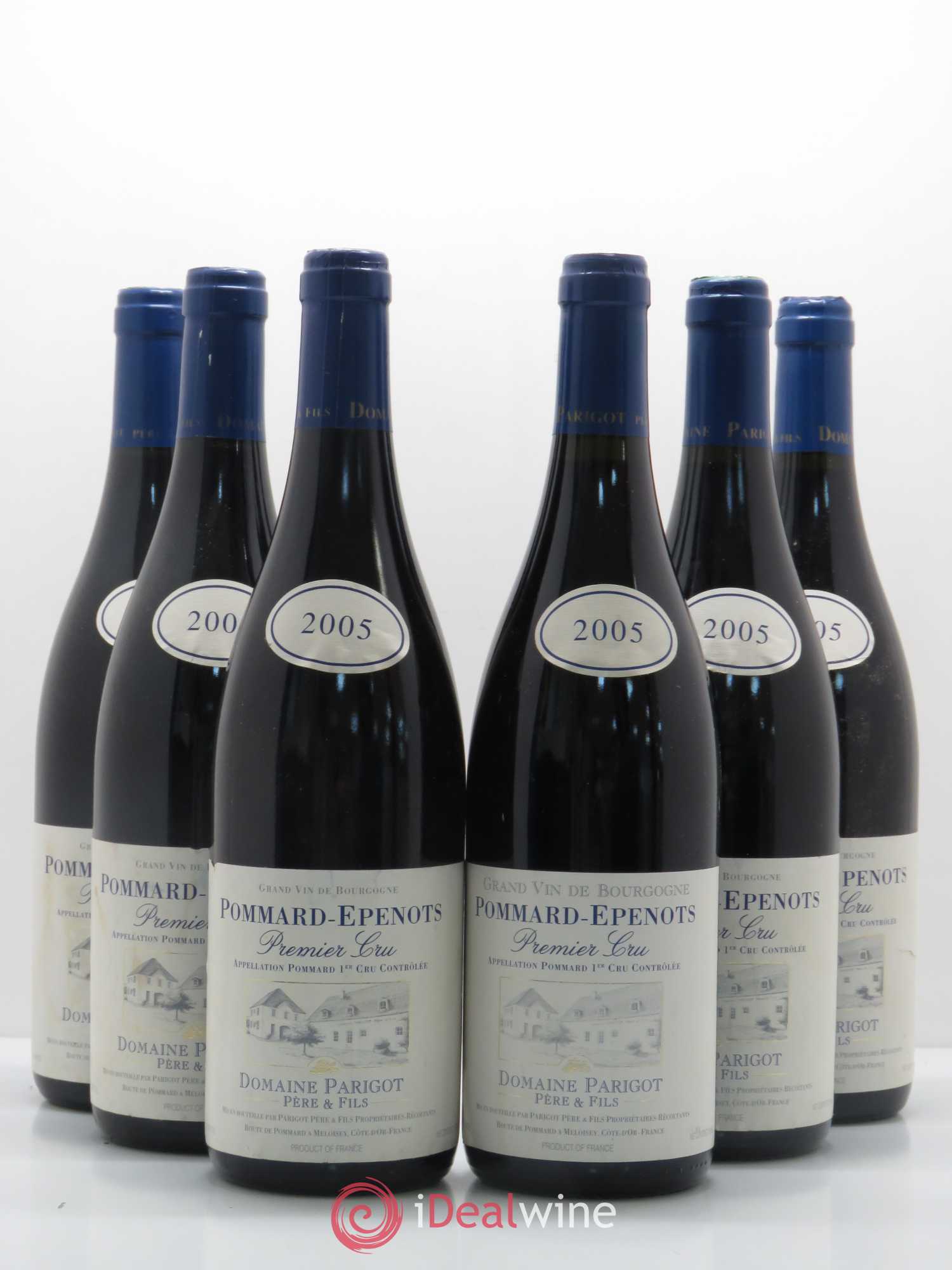 Pommard 1er Cru Epenots Domaine Parigot 2005 - Posten von 6 Flaschen - 0