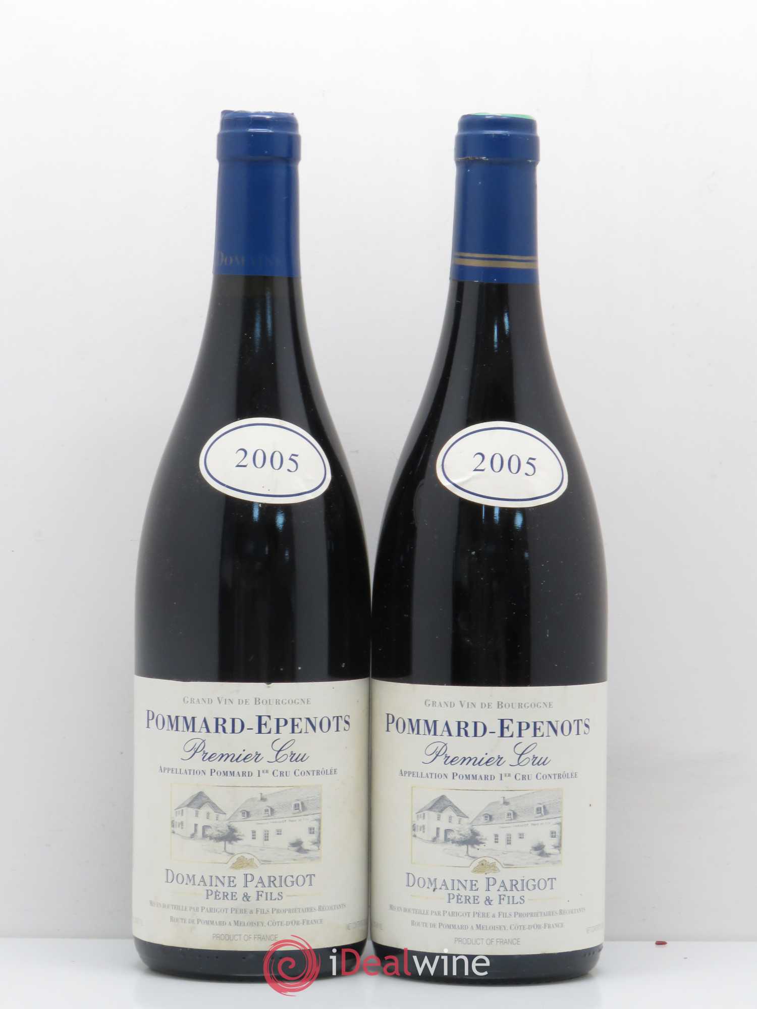 Pommard 1er Cru Epenots Domaine Parigot 2005 - Posten von 2 Flaschen - 0