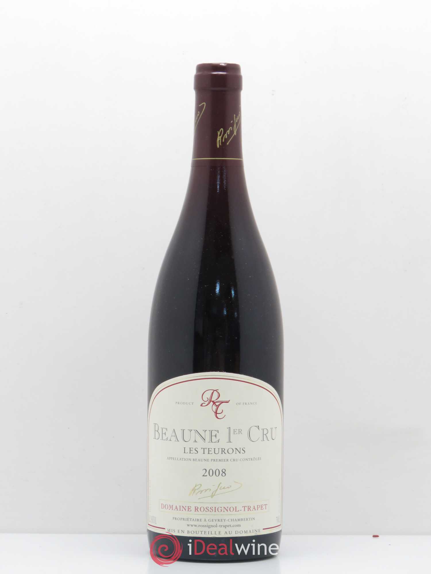 Beaune 1er Cru Les Teurons Rossignol-Trapet (Domaine) 2008 - Lot de 1 bouteille - 0