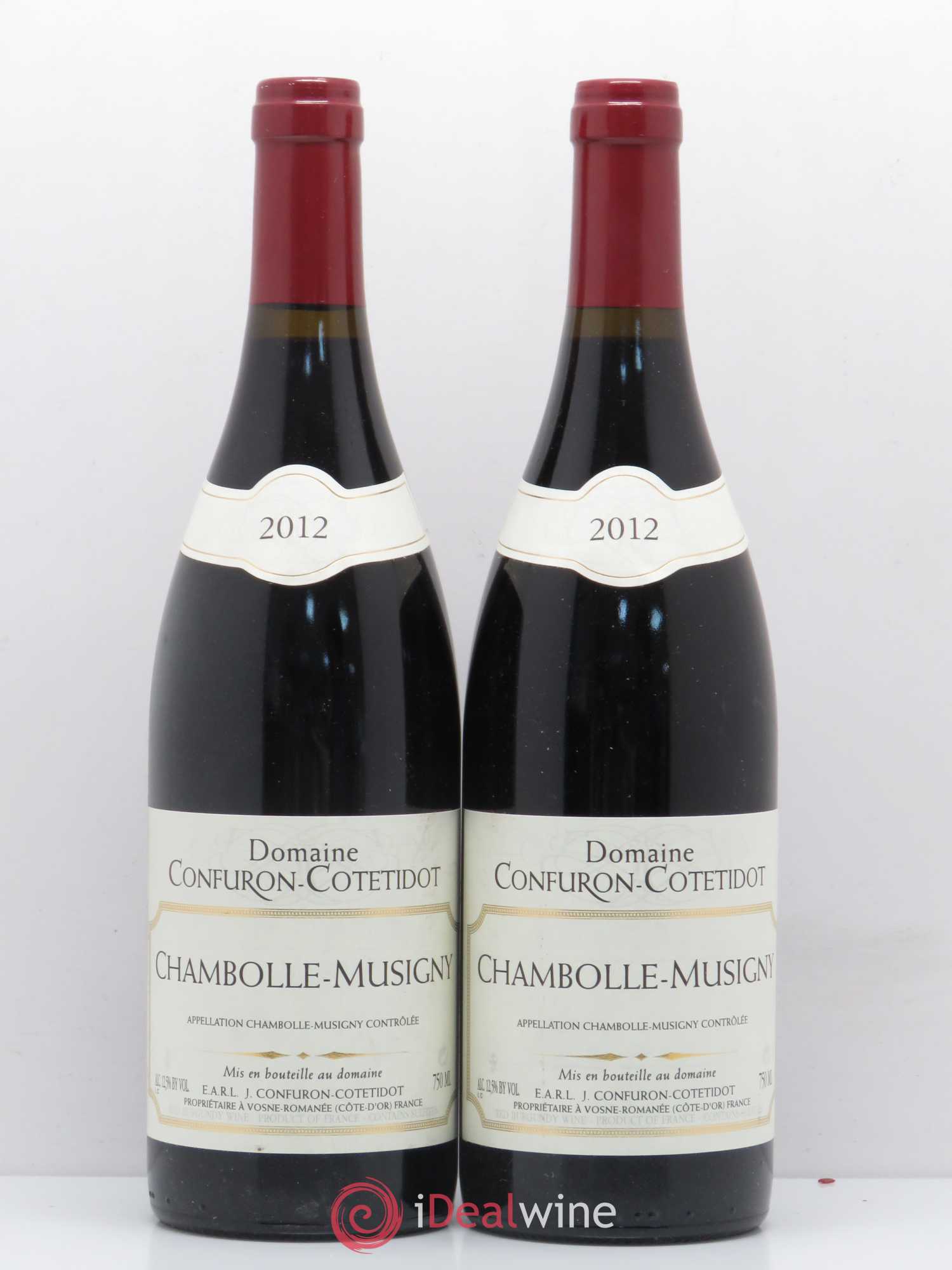 Chambolle-Musigny Confuron-Cotetidot 2012 - Lot de 2 bouteilles - 0