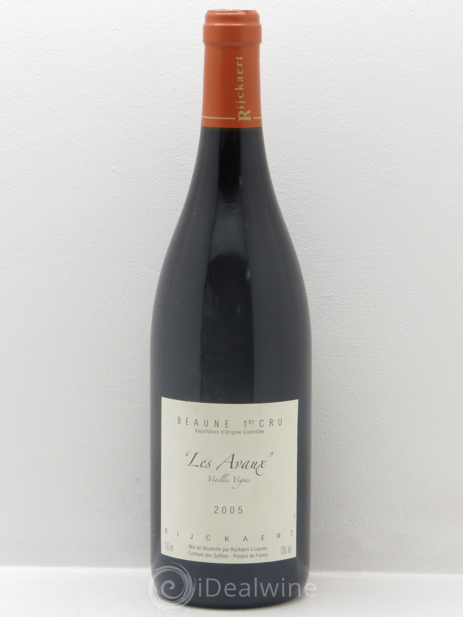 Beaune 1er Cru Les Avaux Vieilles Vignes - Domaine Rijckaert 2005 - Posten von 1 Flasche - 0