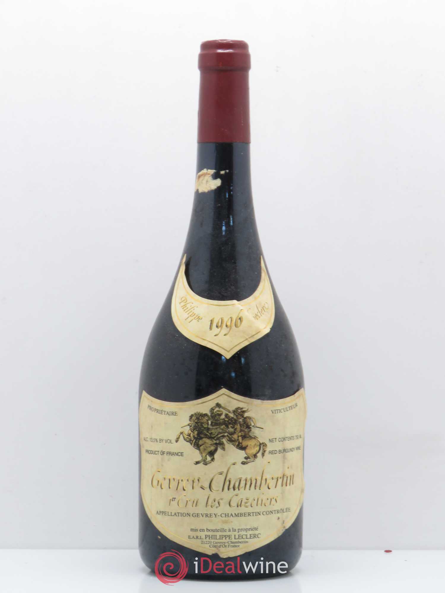 Gevrey-Chambertin 1er Cru Les Cazetiers Philippe Leclerc 1996 - Posten von 1 Flasche - 0
