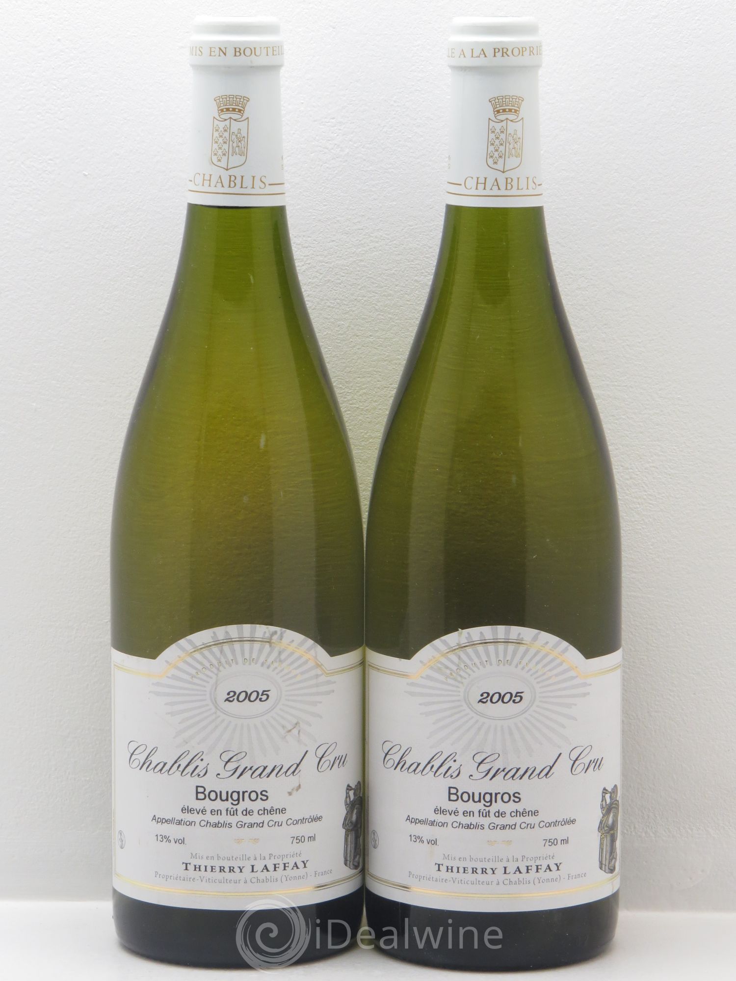 Chablis Grand Cru Domaine Laffay 2005 - Posten von 2 Flaschen - 0