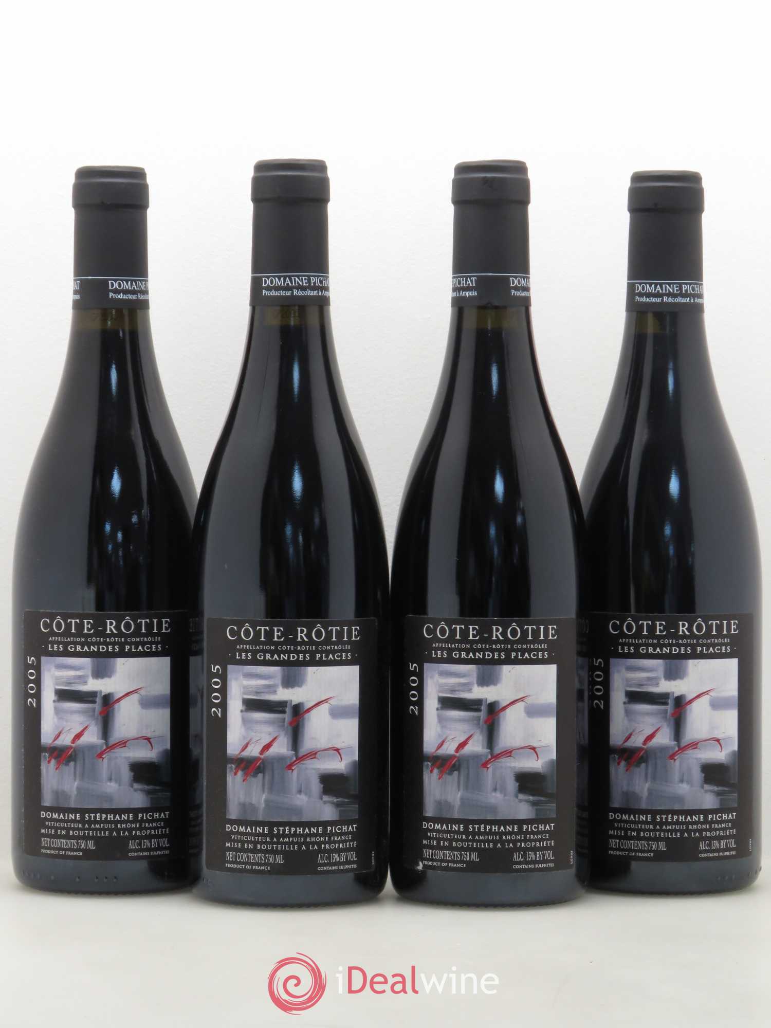 Côte-Rôtie Les Grandes Places Pichat (Domaine) 2005 - Lot de 4 bouteilles - 0