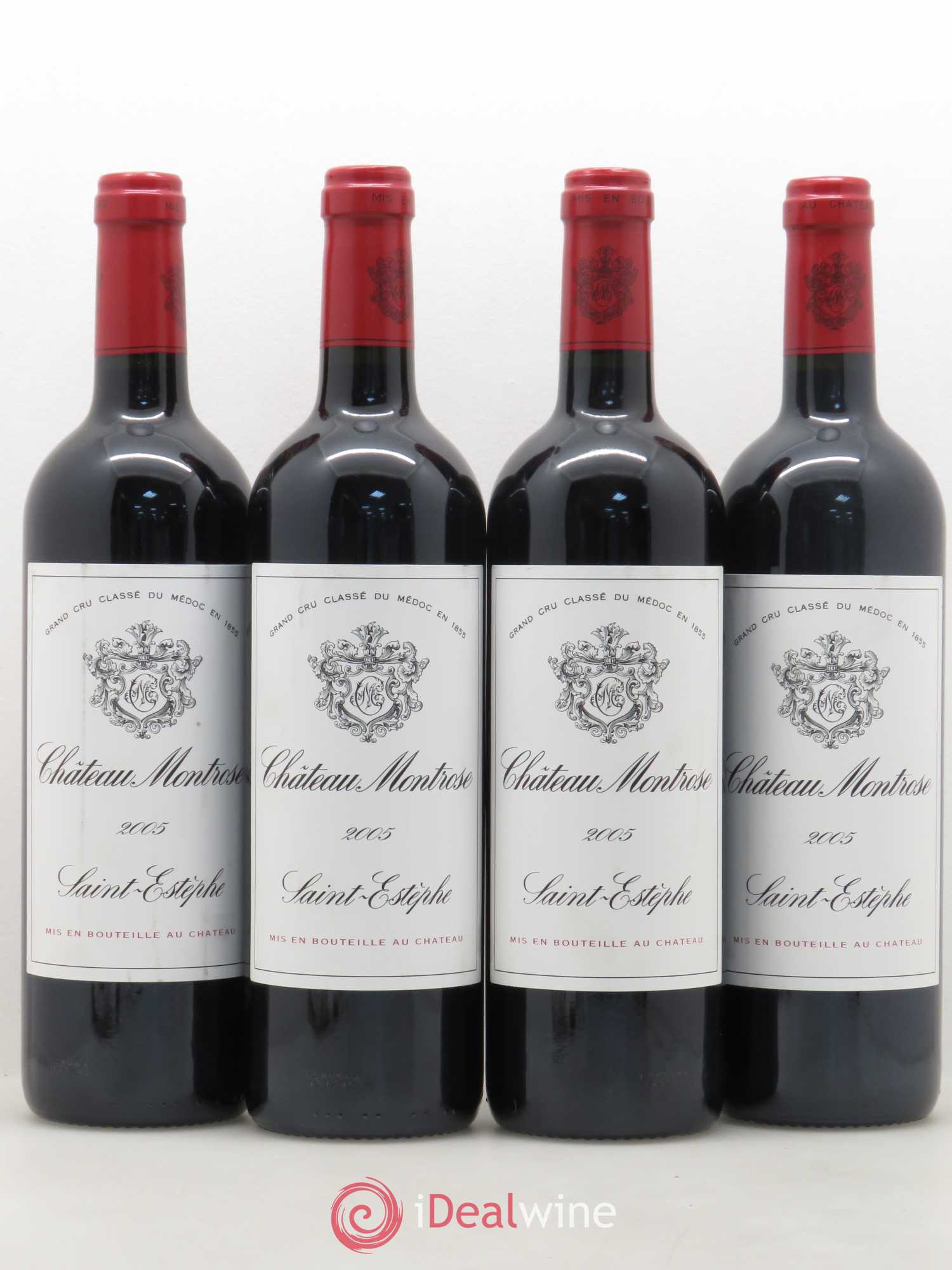 Château Montrose 2ème Grand Cru Classé 2005 - Lot de 4 bouteilles - 0