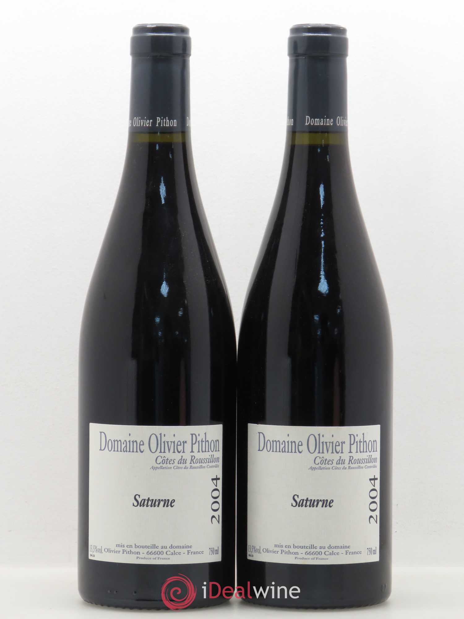 Côtes du Roussillon Saturne Domaine Olivier Pithon 2004 - Posten von 2 Flaschen - 0