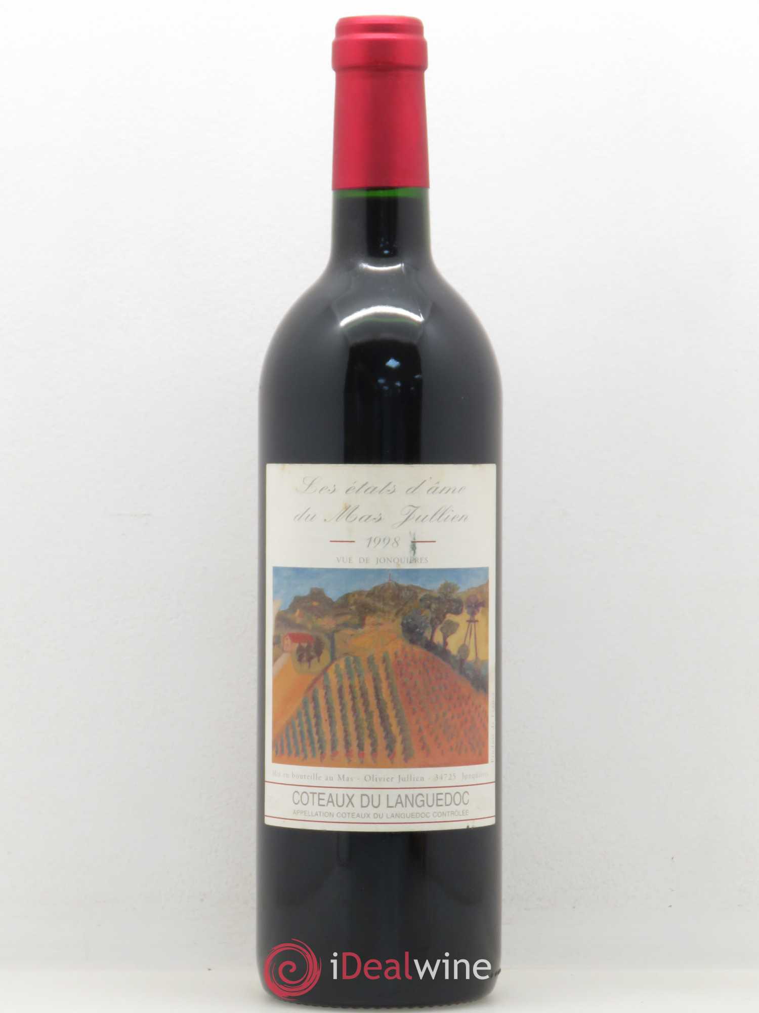 Terrasses du Larzac Mas Jullien Les Etats d'Ame du Mas Jullien Olivier Jullien 1998 - Lot de 1 bouteille - 0