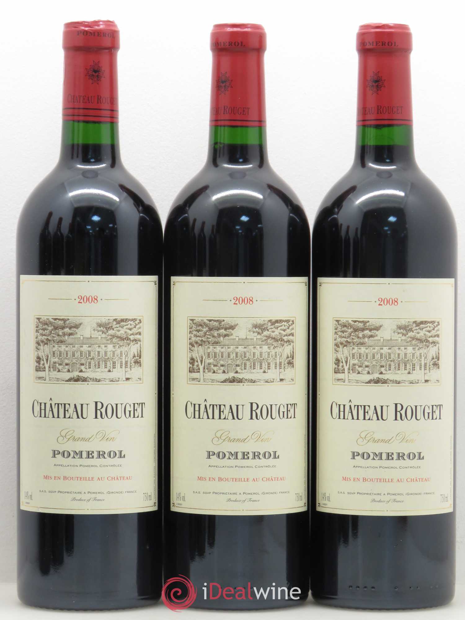 Château Rouget 2008 - Lot of 6 bottles - 1