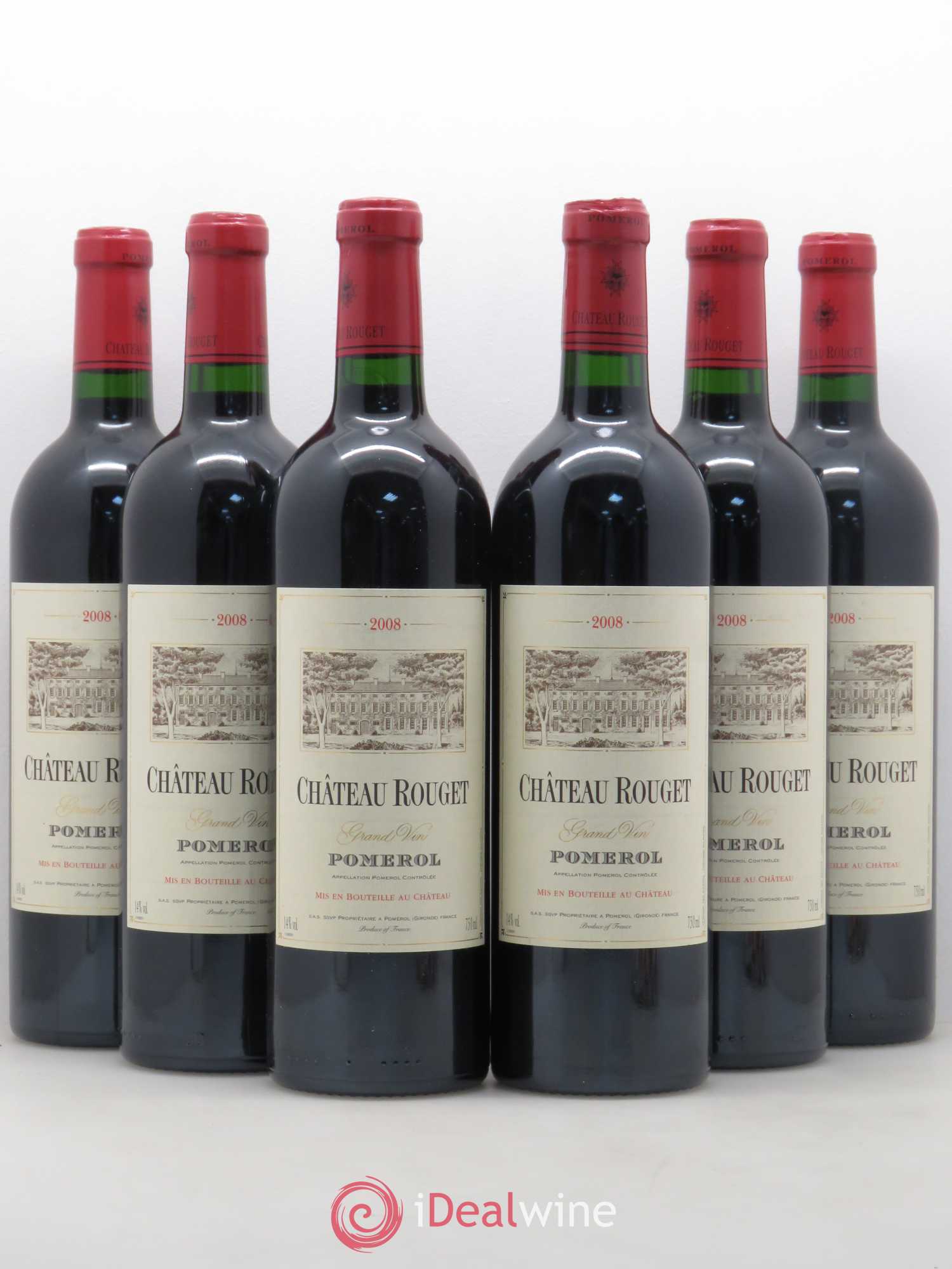 Château Rouget 2008 - Lot of 6 bottles - 0