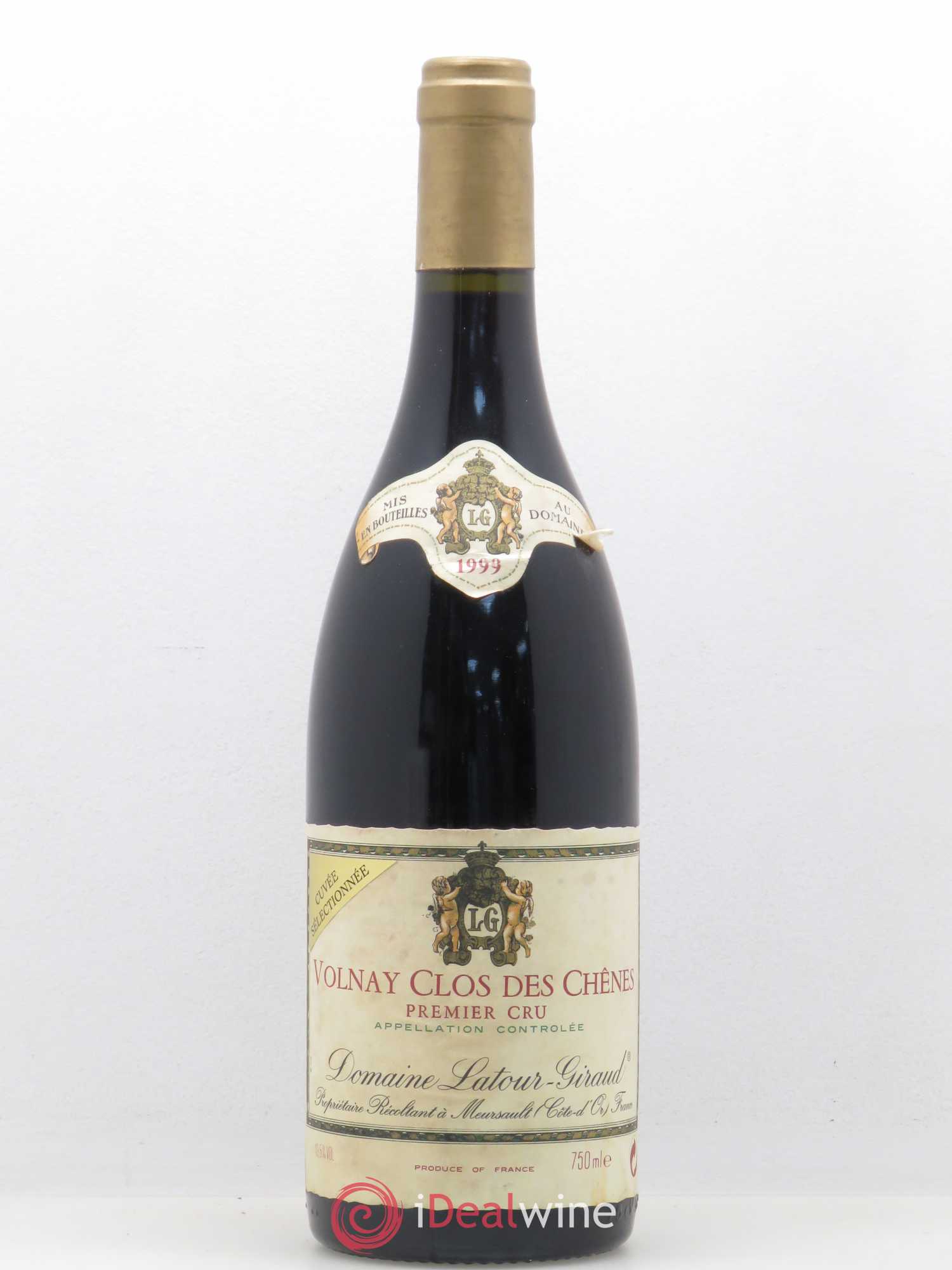 Volnay 1er Cru Clos des Chênes Domaine Latour-Giraud 1999 - Lot de 1 bouteille - 0