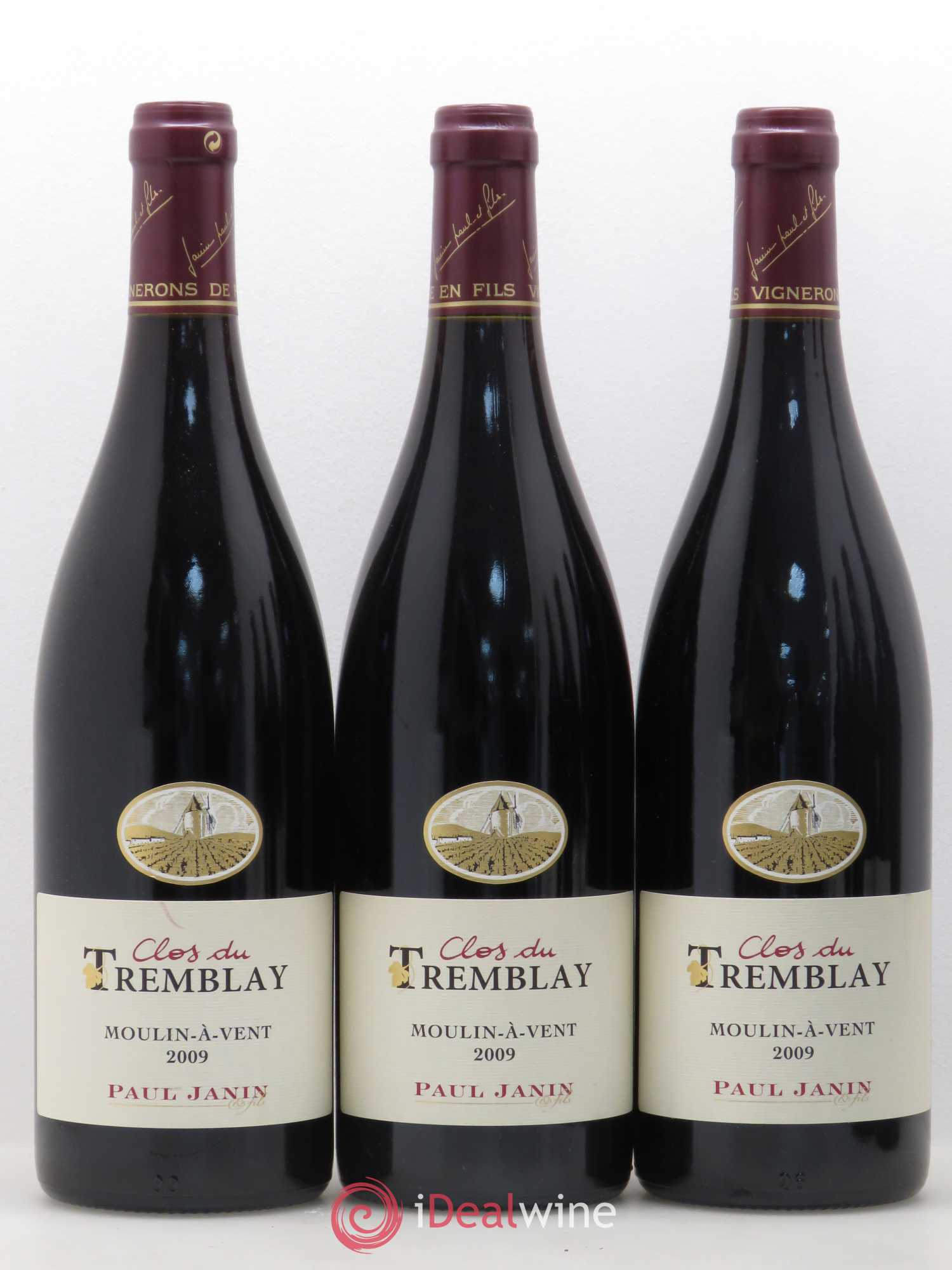 Moulin-à-Vent Clos du Tremblay Paul Janin et Fils 2009 - Posten von 6 Flaschen - 1