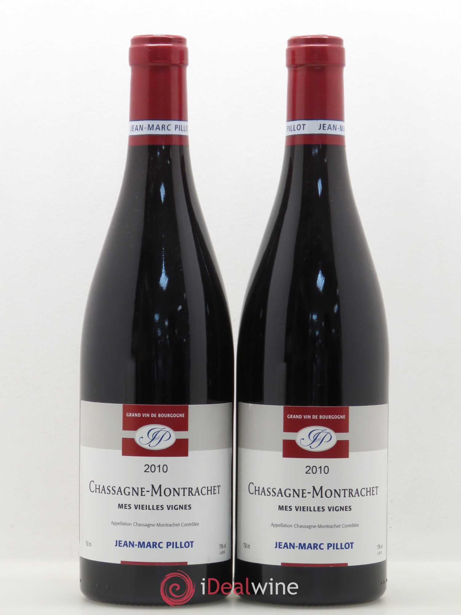 Chassagne-Montrachet Mes Vieilles Vignes Domaine Jean Marc Pillot 2010 - Lot of 2 bottles - 0