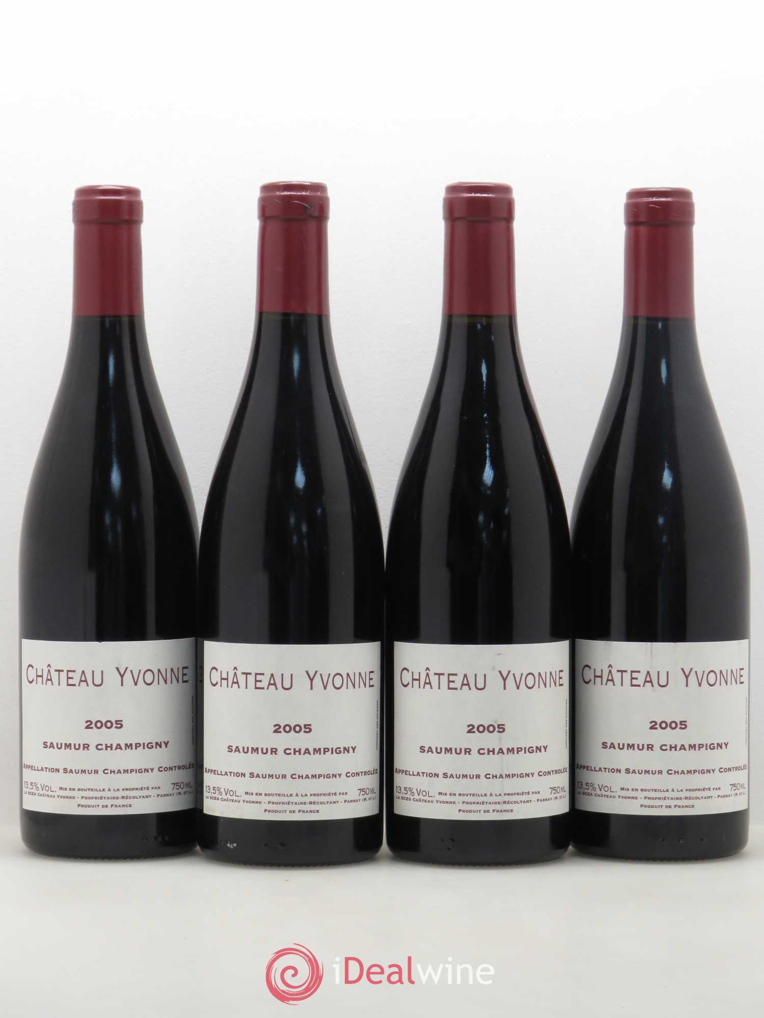 Saumur-Champigny Château Yvonne 2005 - Lot de 4 bouteilles - 0
