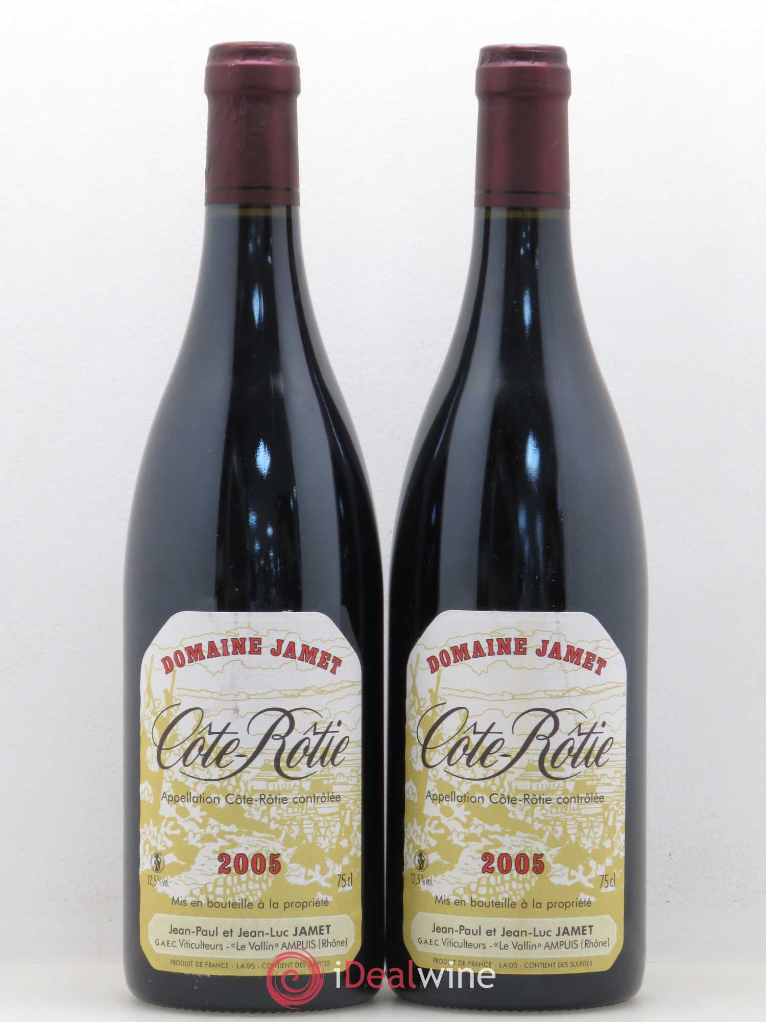Côte-Rôtie Jamet (Domaine) 2005 - Lot de 2 bouteilles - 0