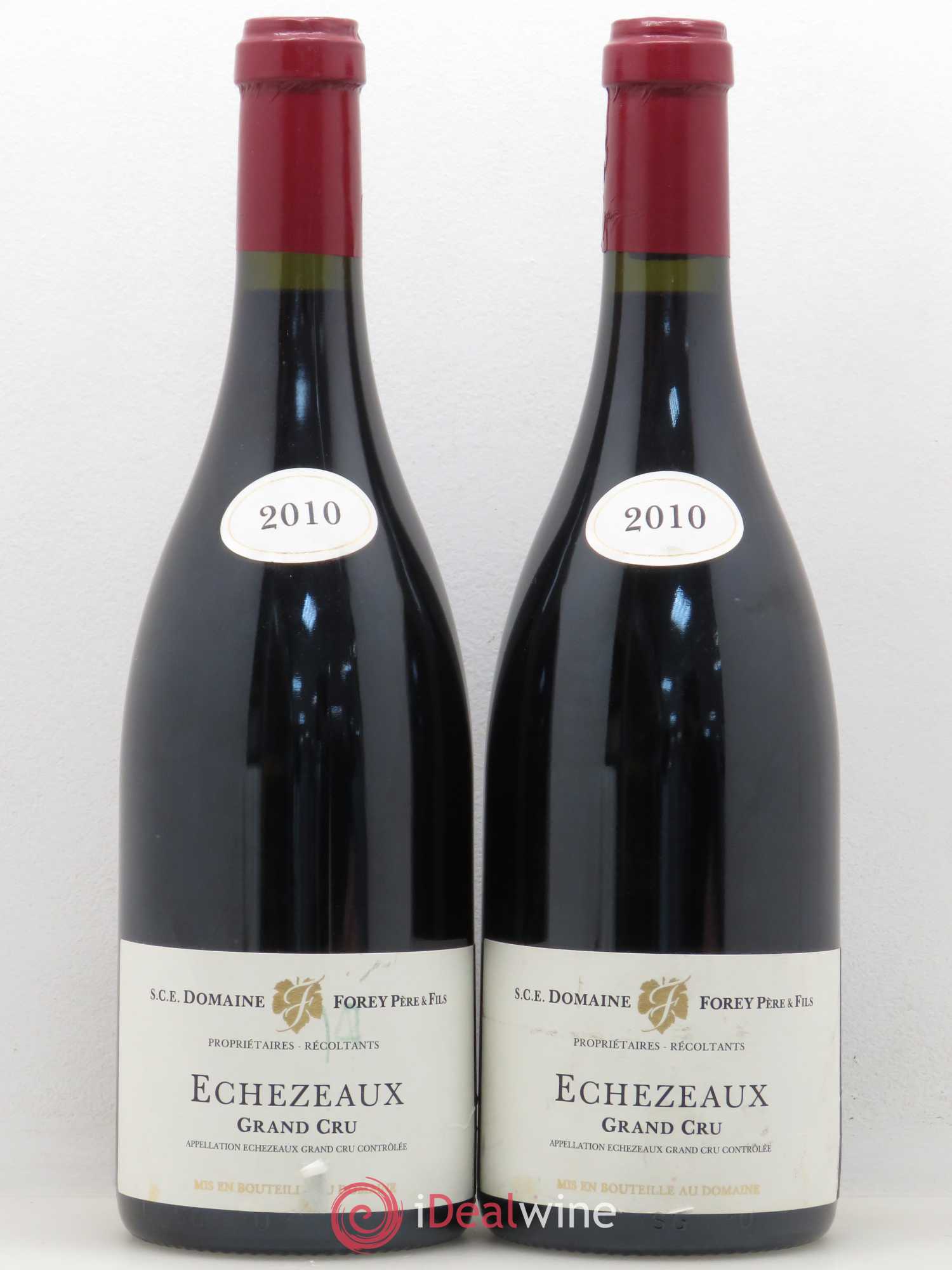 Echezeaux Grand Cru Forey Pere et Fils 2010 - Lot de 2 bouteilles - 0