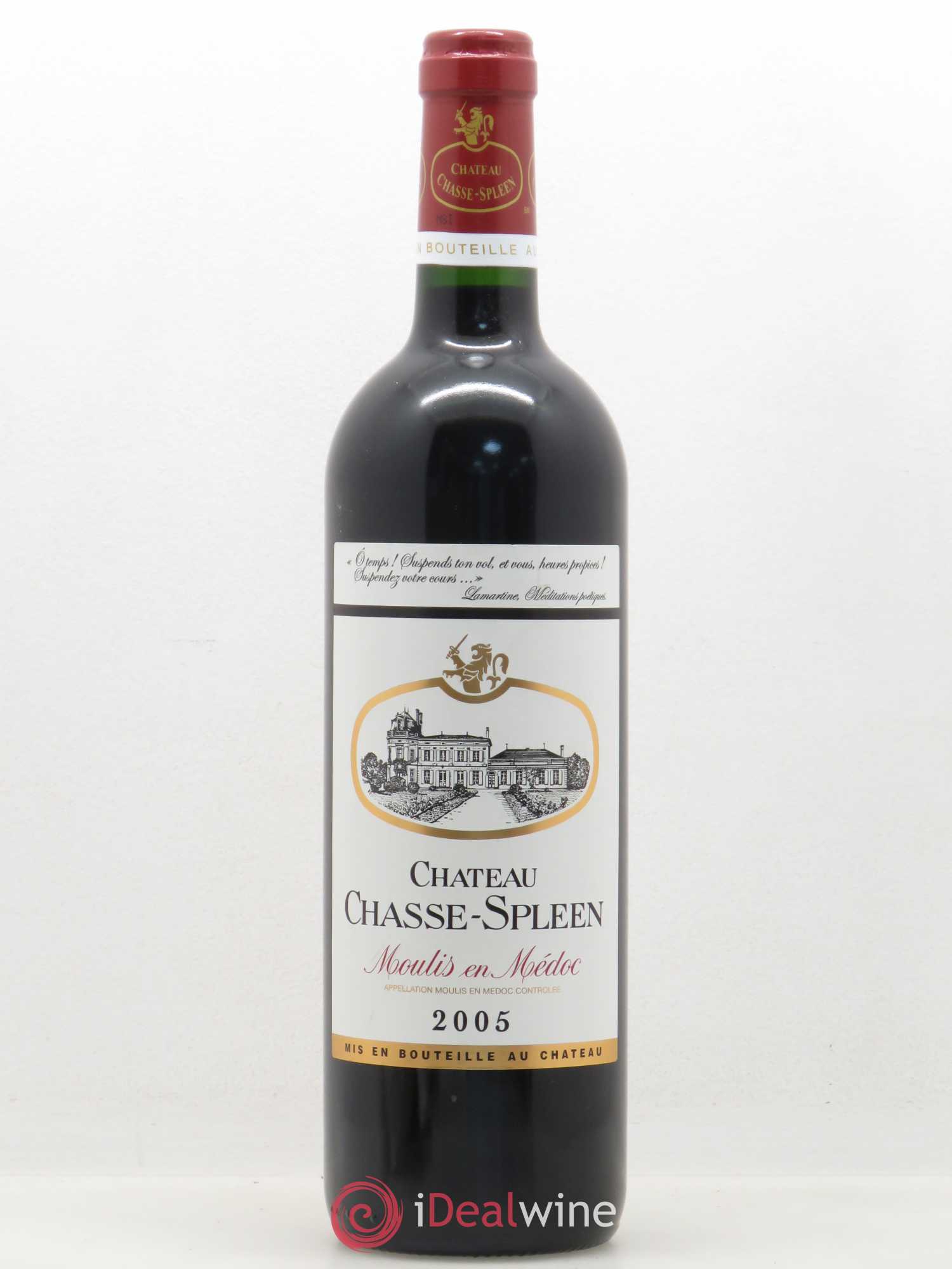 Château Chasse Spleen 2005 - Lot de 1 bouteille - 0