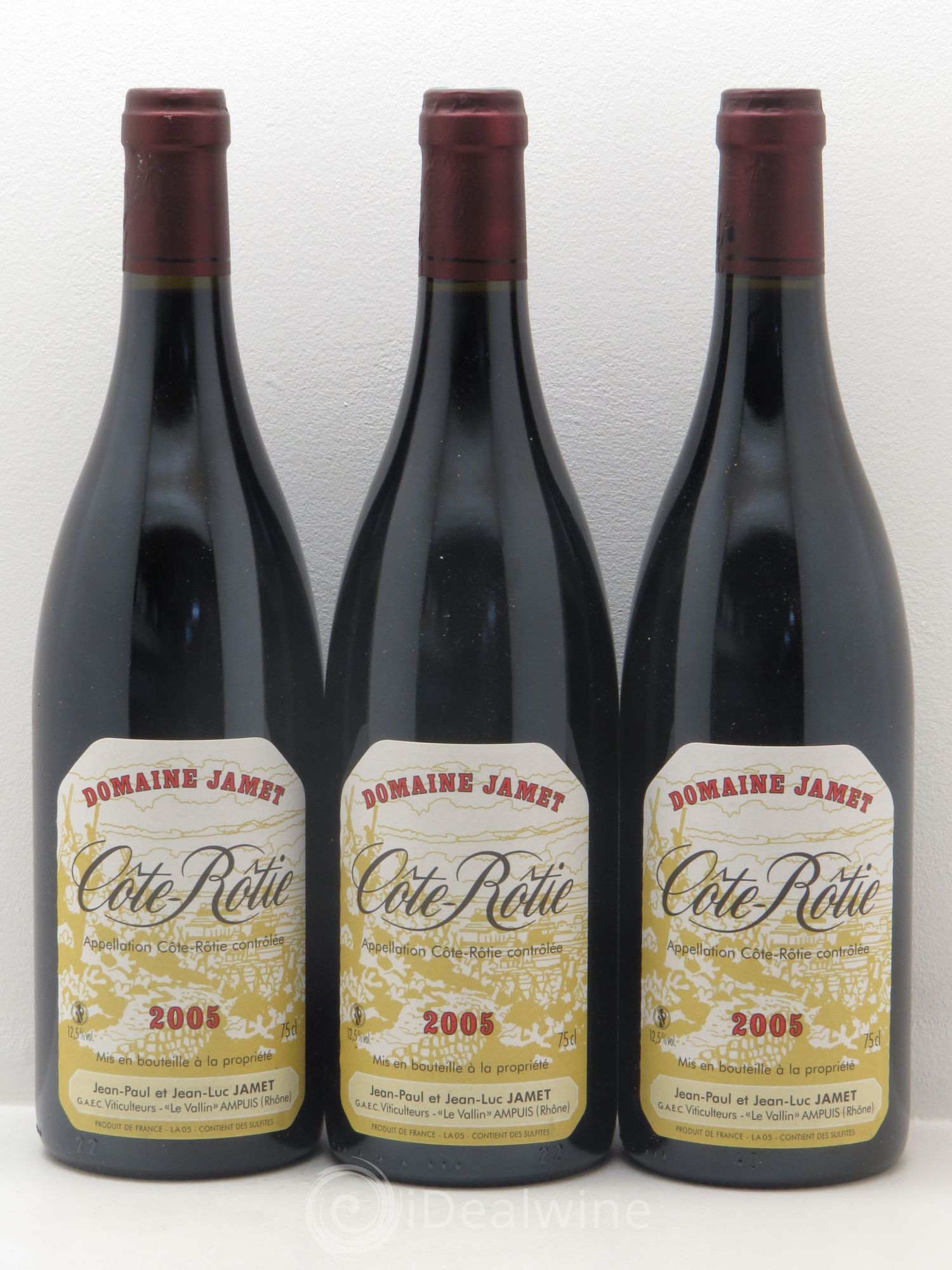 Côte-Rôtie Jamet (Domaine) 2005 - Lot de 3 bouteilles - 0