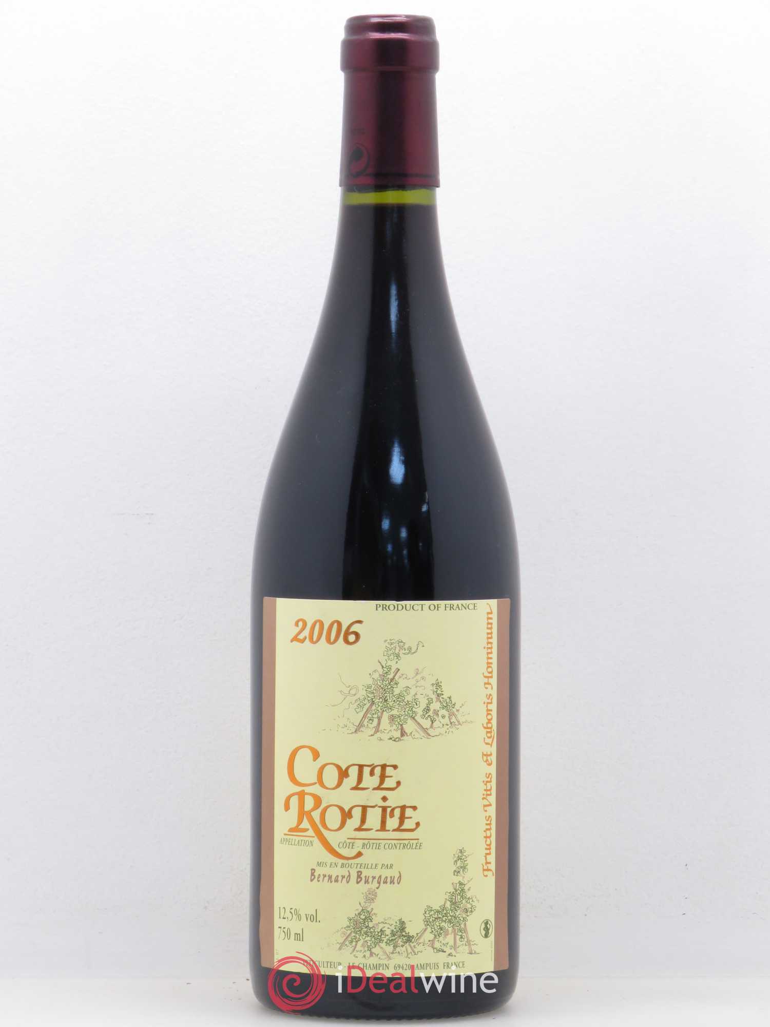 Côte-Rôtie Bernard Burgaud 2006 - Lot de 1 bouteille - 0