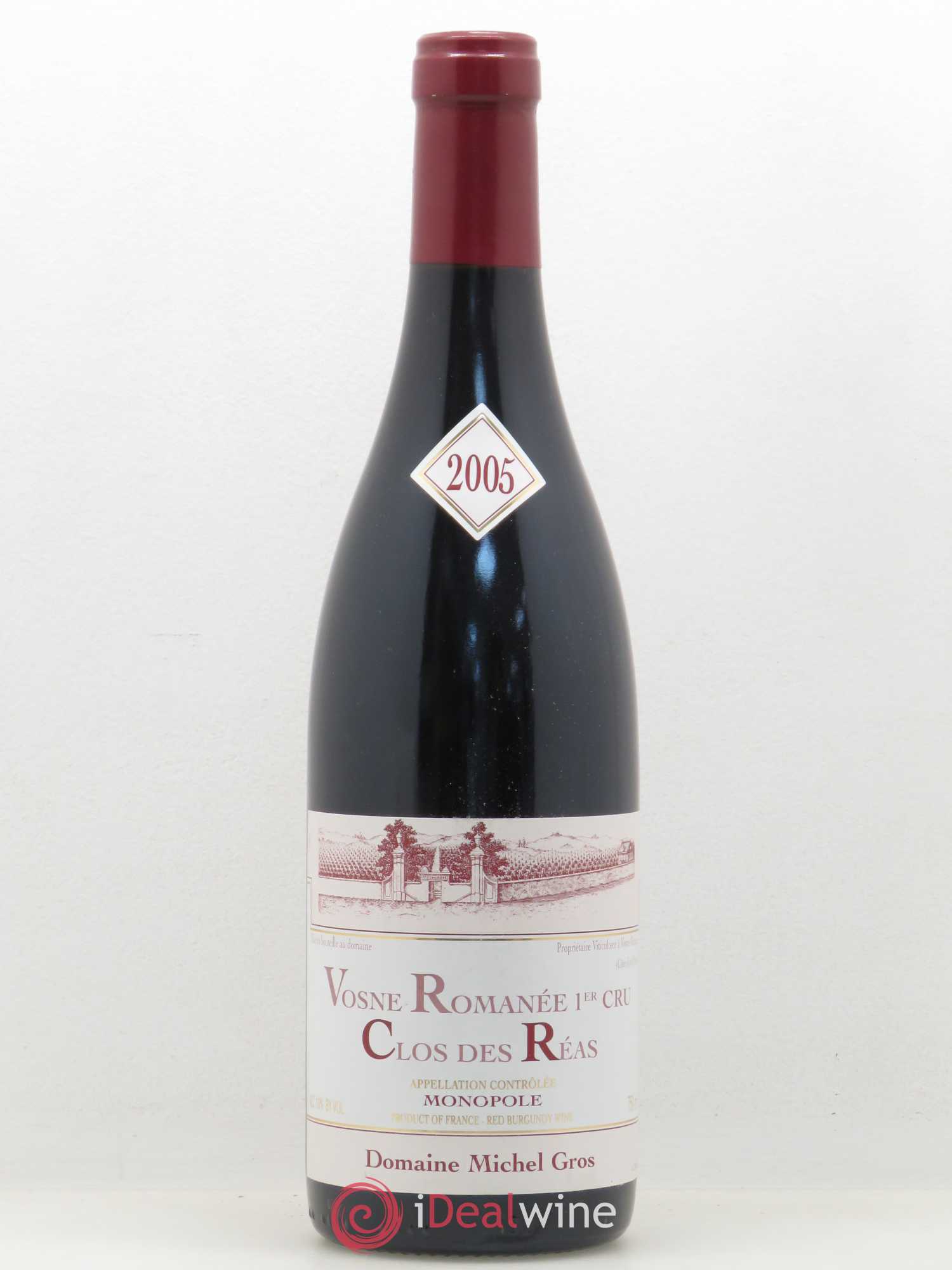 Vosne-Romanée 1er Cru Clos des Réas Michel Gros 2005 - Lot de 1 bouteille - 0