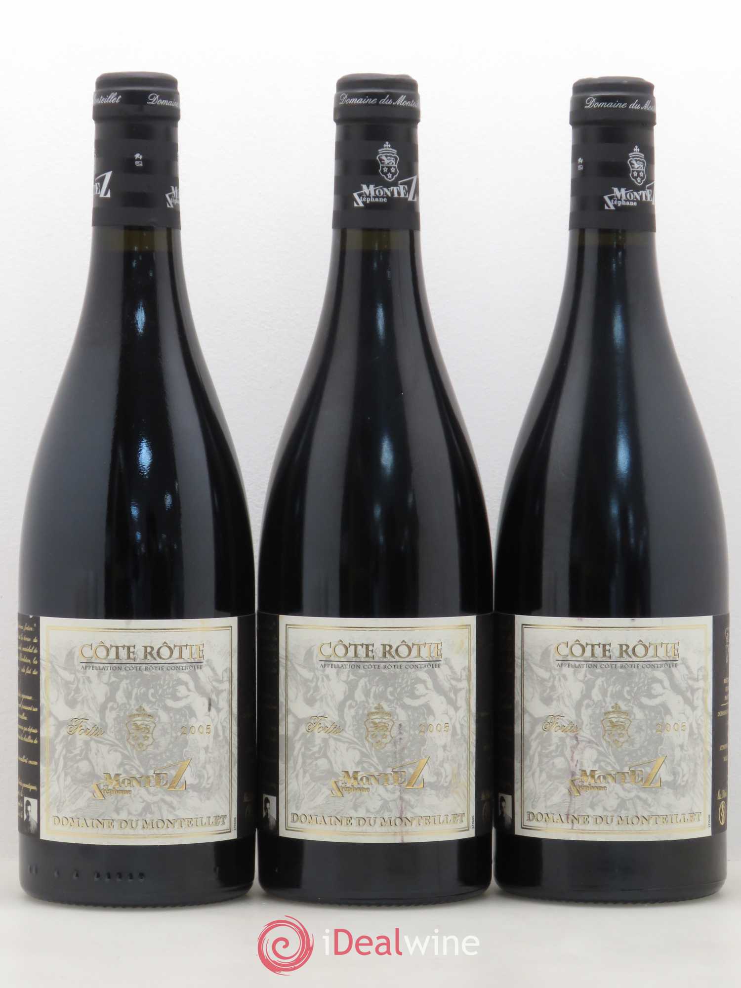 Côte-Rôtie Fortis Monteillet (Domaine du) - Stéphane Montez 2005 - Lot de 3 bouteilles - 0