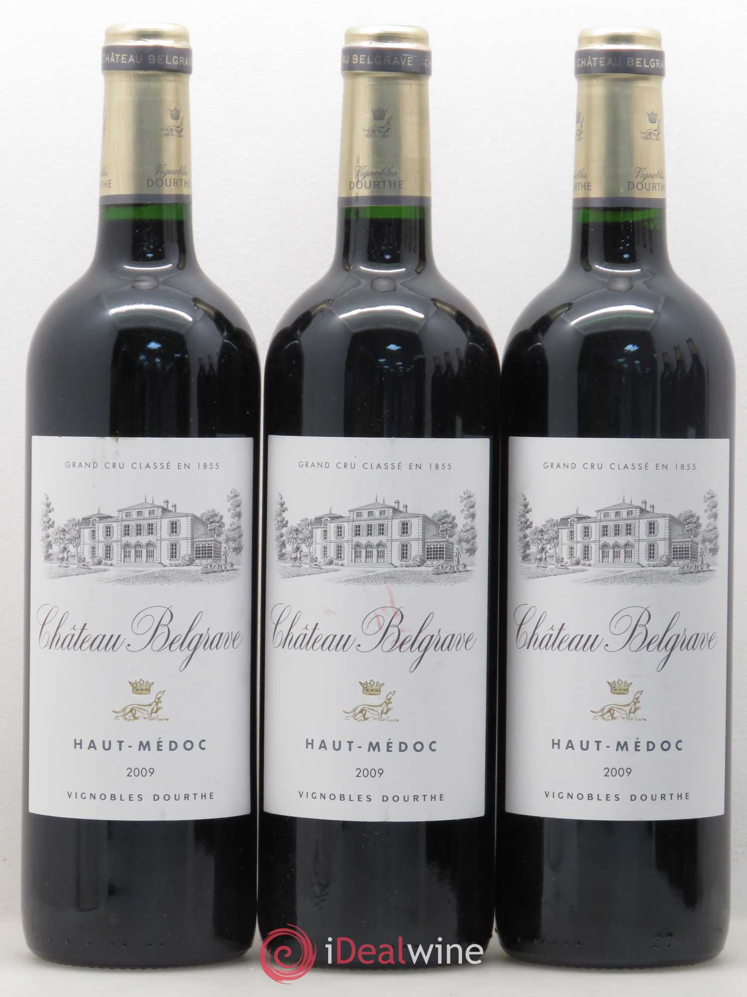Château Belgrave 5ème Grand Cru Classé 2009 - Lot de 6 bouteilles - 1