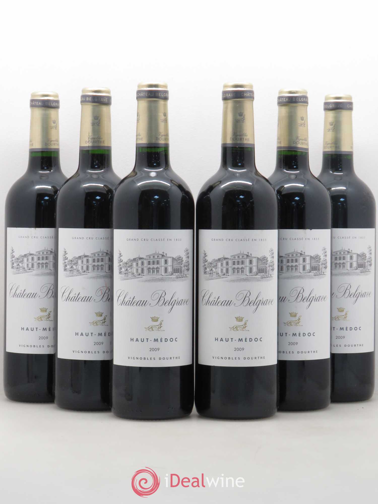 Château Belgrave 5ème Grand Cru Classé 2009 - Lot de 6 bouteilles - 0