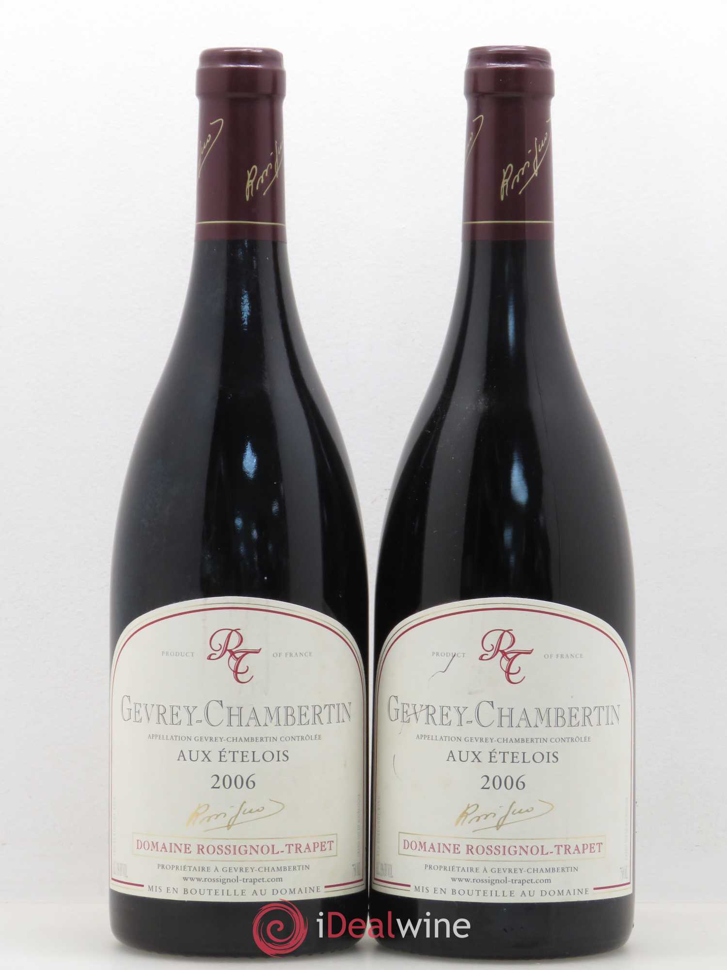 Gevrey-Chambertin Aux Etelois Rossignol-Trapet (Domaine) 2006 - Lot de 2 bouteilles - 0