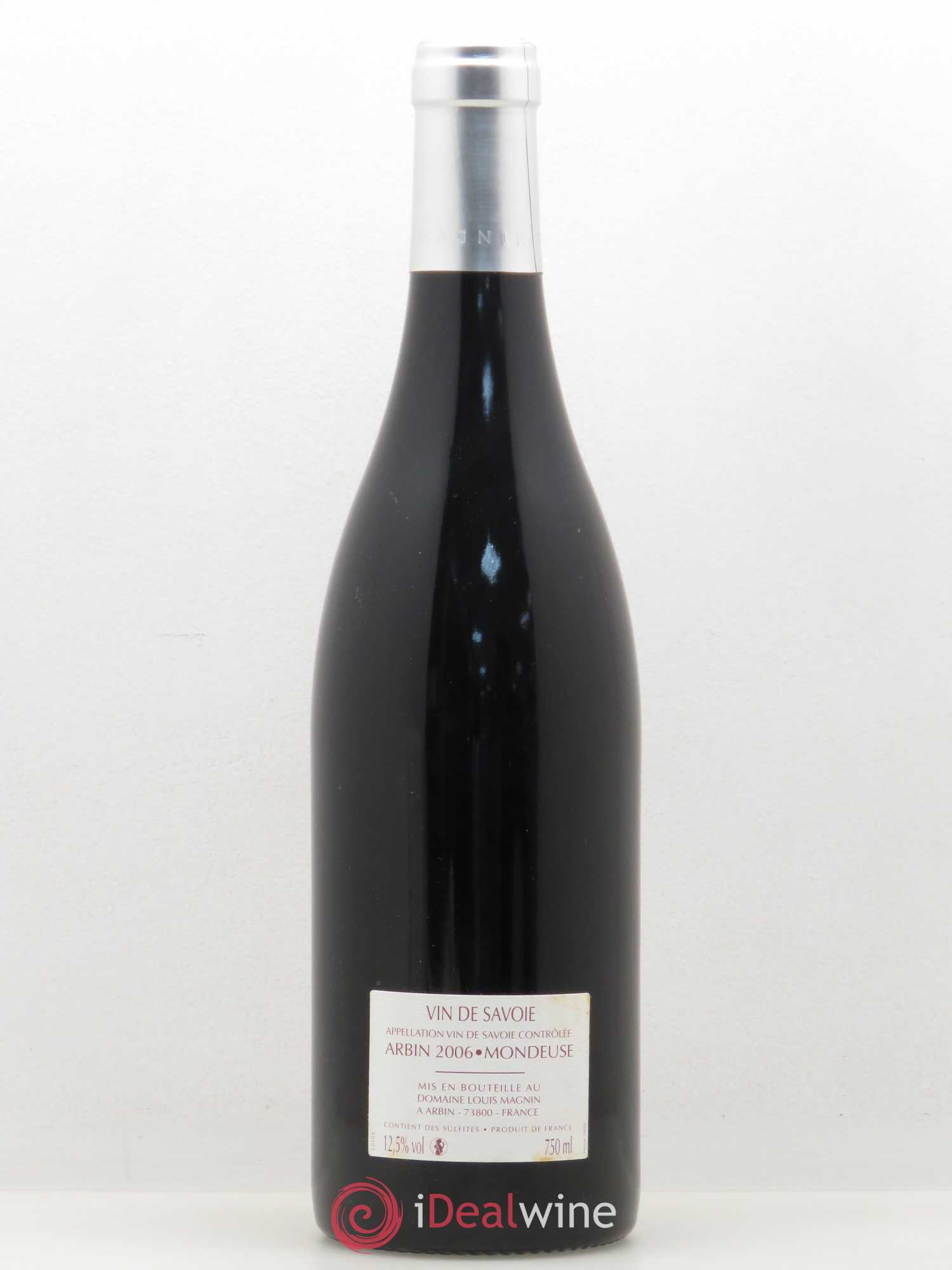 Vin de Savoie Arbin Mondeuse La Rouge Domaine Louis Magnin 2006 - Lot de 1 bouteille - 1