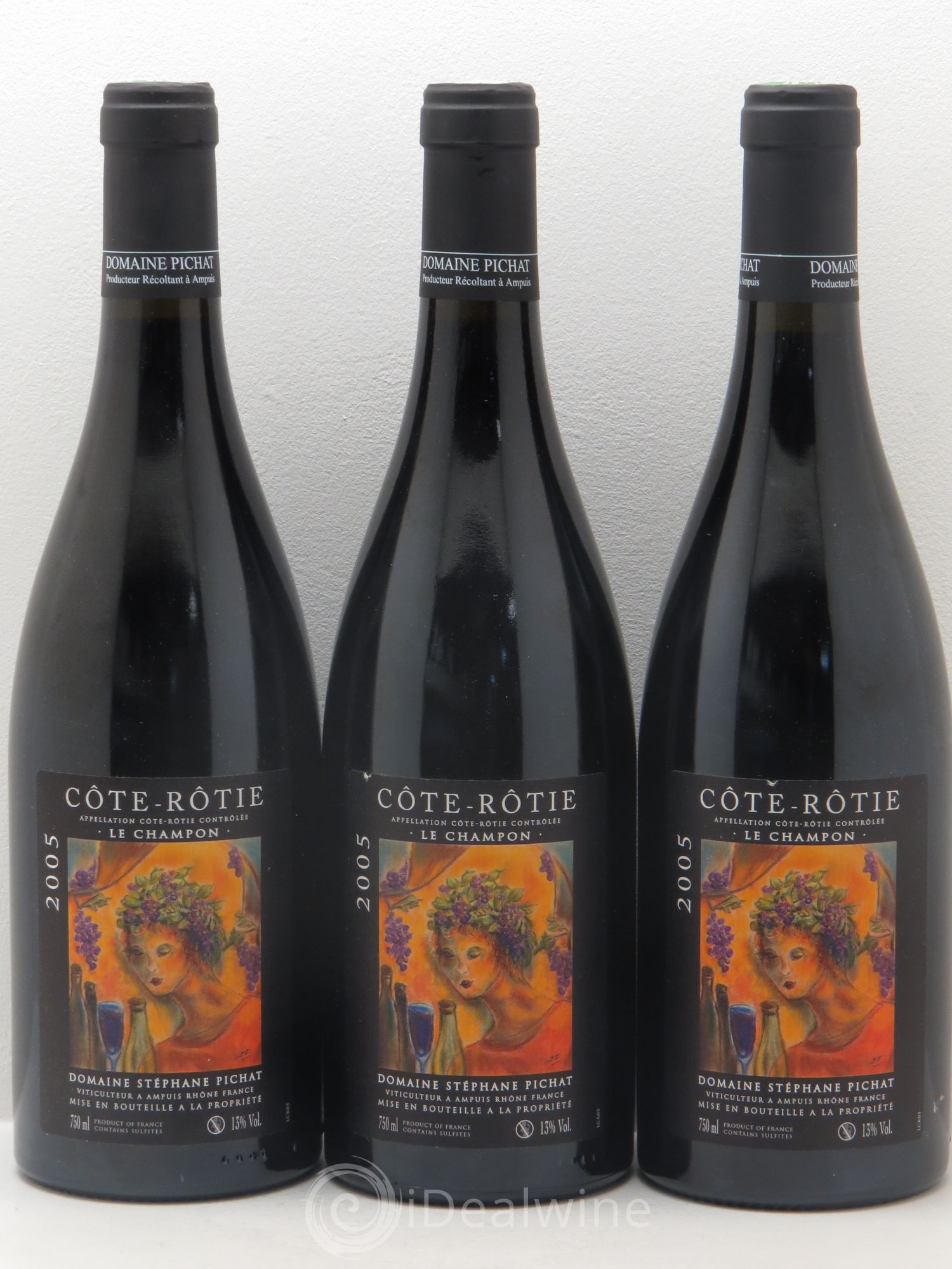 Côte-Rôtie Champon's Pichat (Domaine) 2005 - Lot de 3 bouteilles - 0