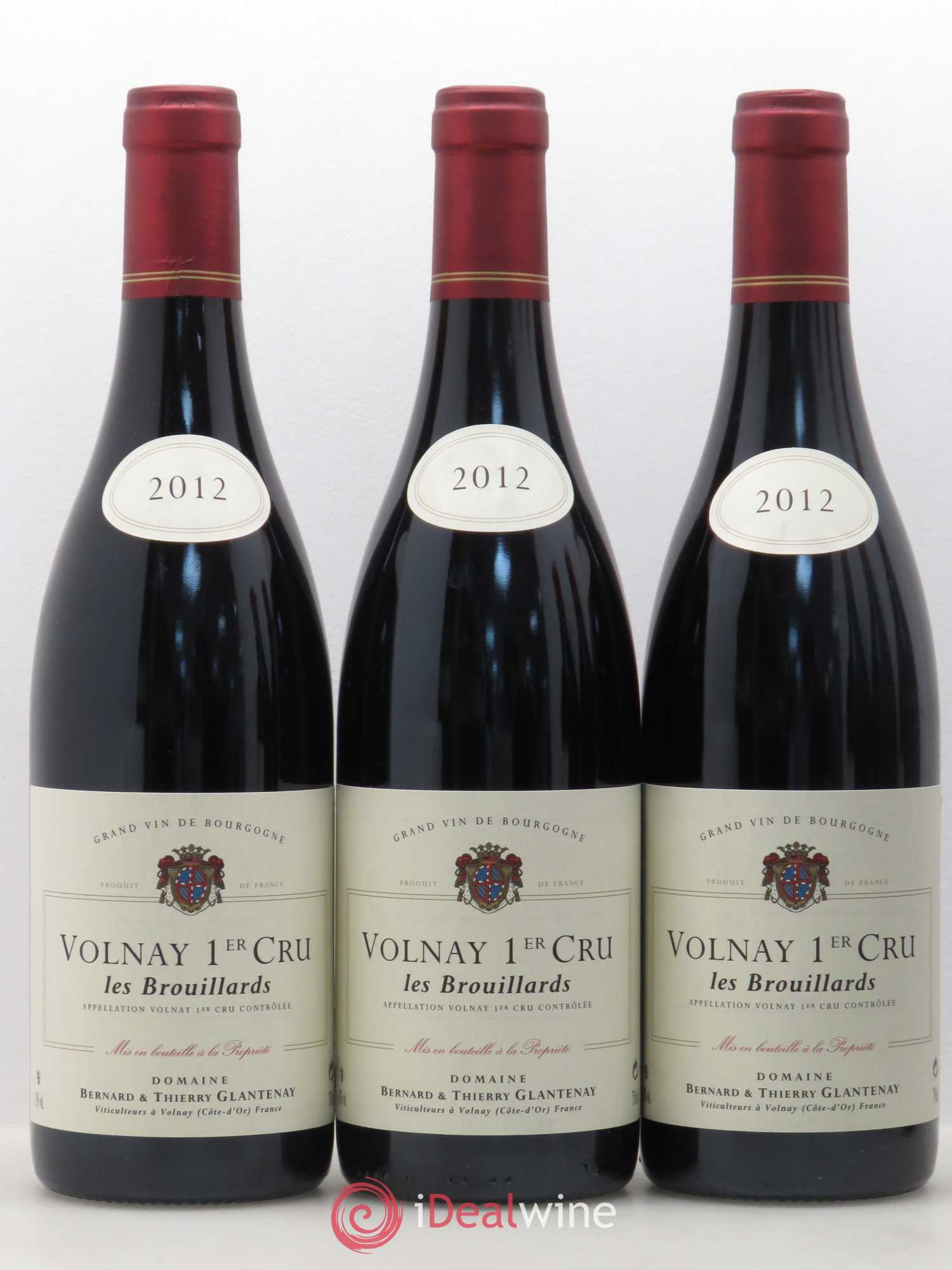 Volnay 1er Cru Les Brouillards Bernard et Thierry Glantenay (Domaine) 2012 - Lot de 6 bouteilles - 2