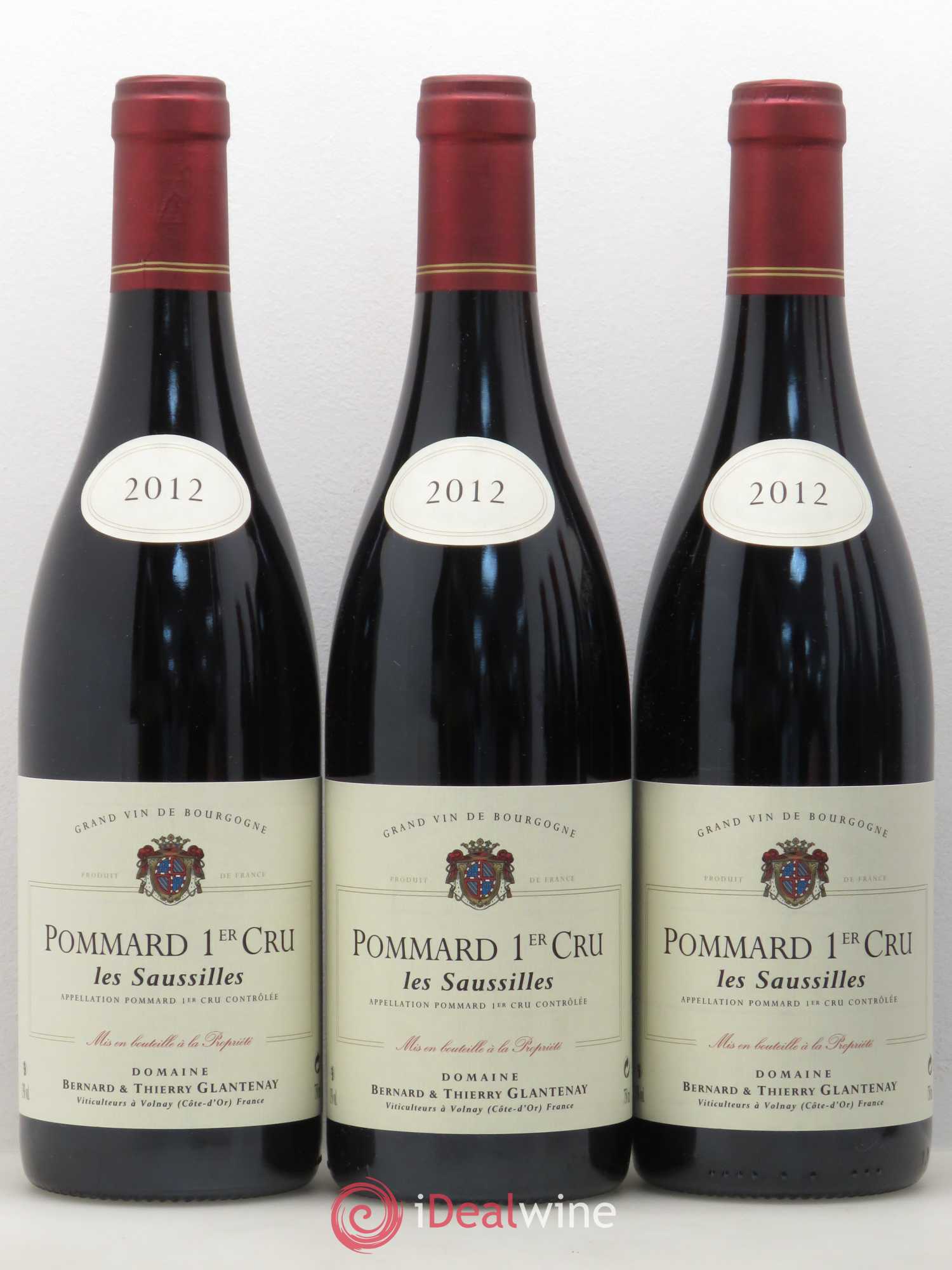 Pommard 1er Cru Les Saussilles Bernard et Thierry Glantenay (Domaine) 2012 - Lot de 6 bouteilles - 1