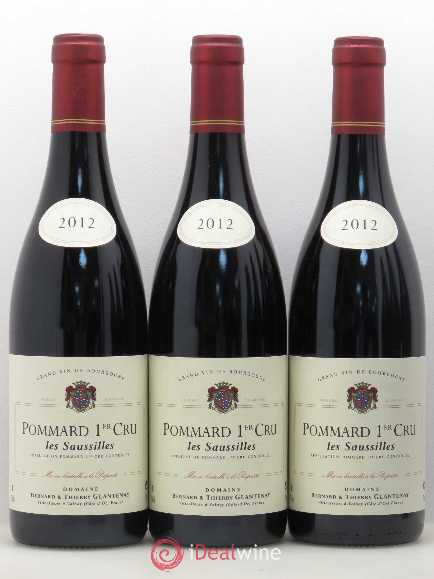 Pommard 1er Cru Les Saussilles Bernard et Thierry Glantenay (Domaine) 2012 - Lot de 6 bouteilles - 2
