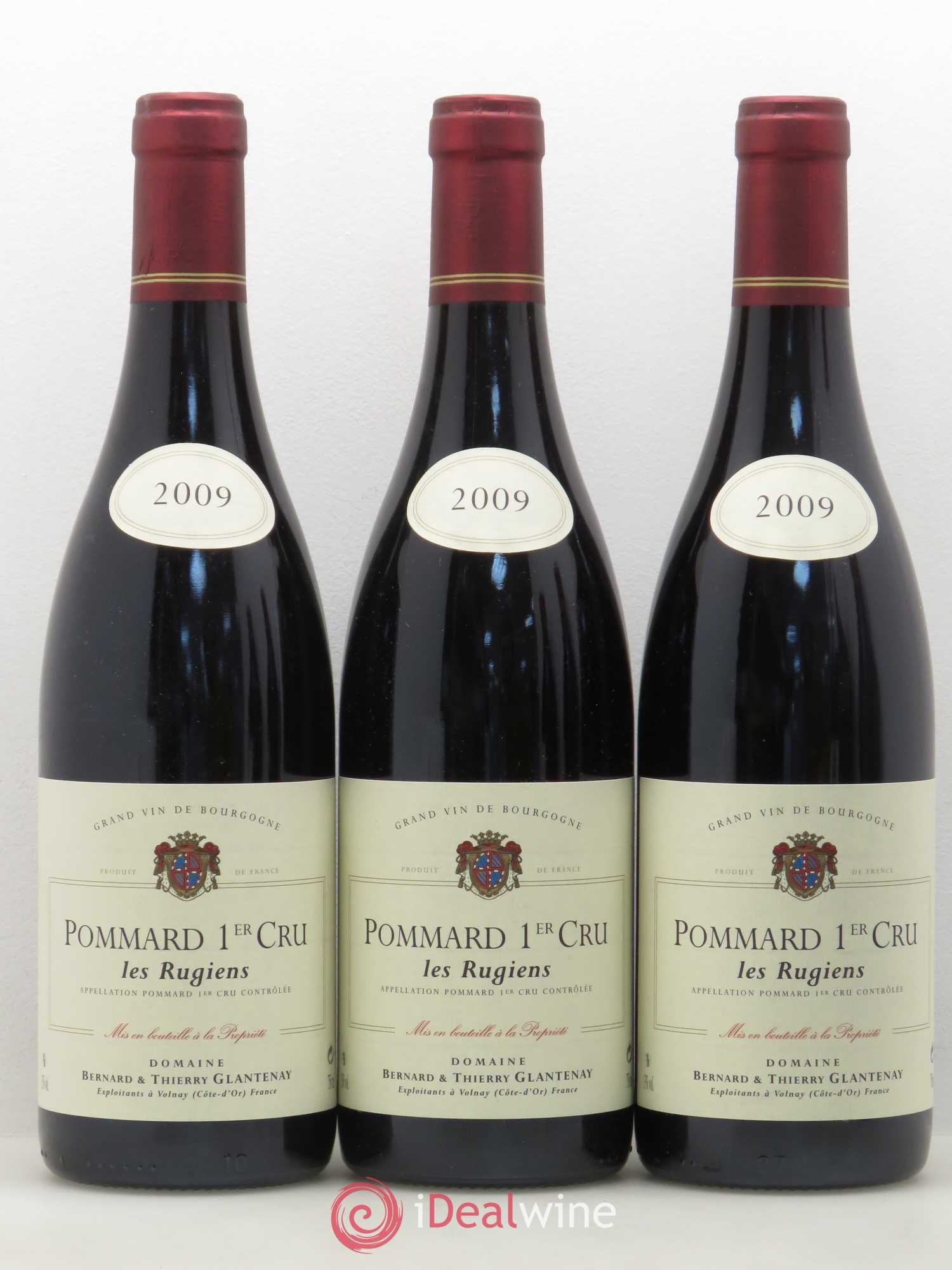 Pommard 1er Cru Les Rugiens Bernard et Thierry Glantenay (Domaine) 2009 - Lot de 5 bouteilles - 1