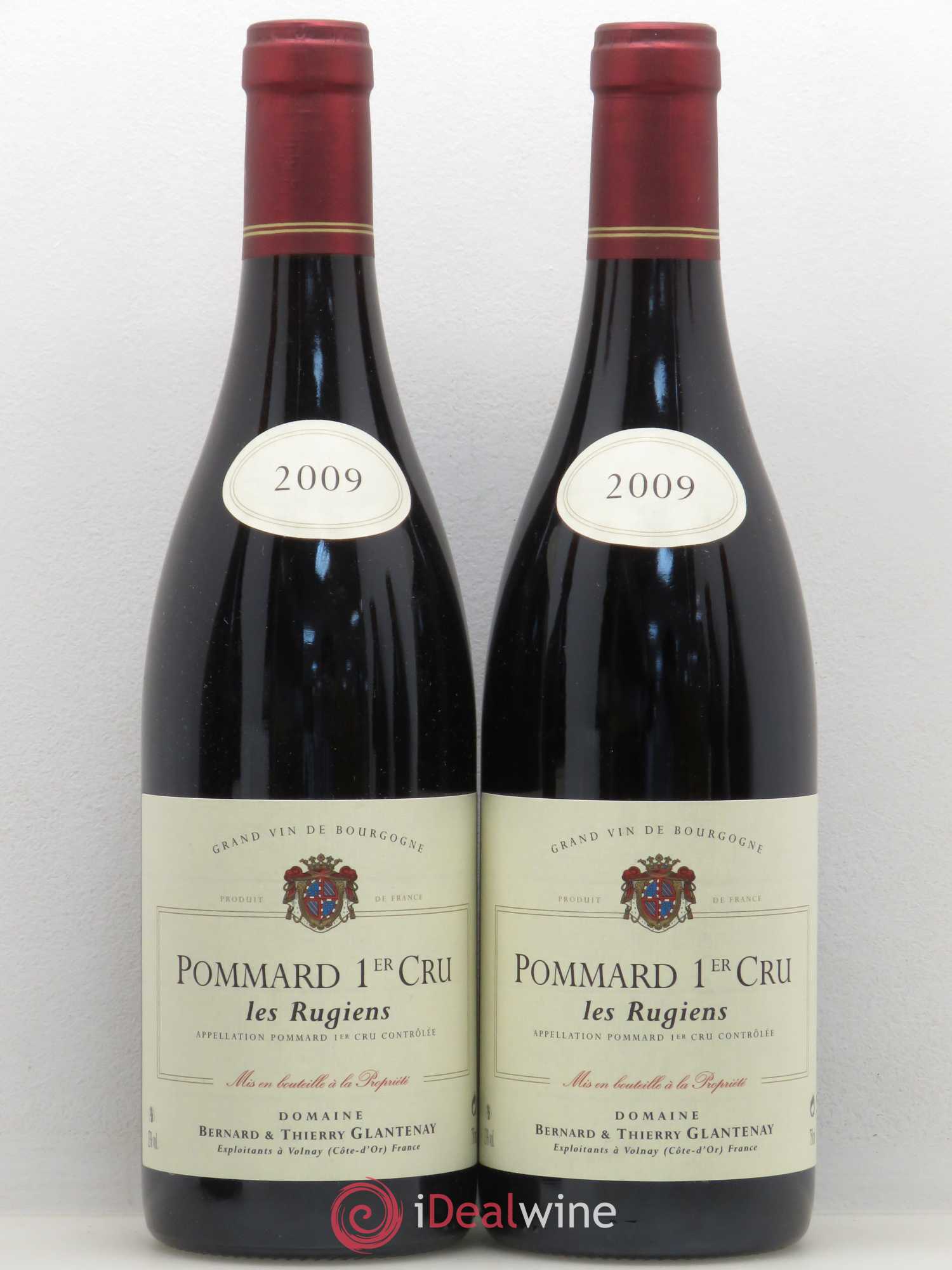 Pommard 1er Cru Les Rugiens Bernard et Thierry Glantenay (Domaine) 2009 - Lot de 5 bouteilles - 2