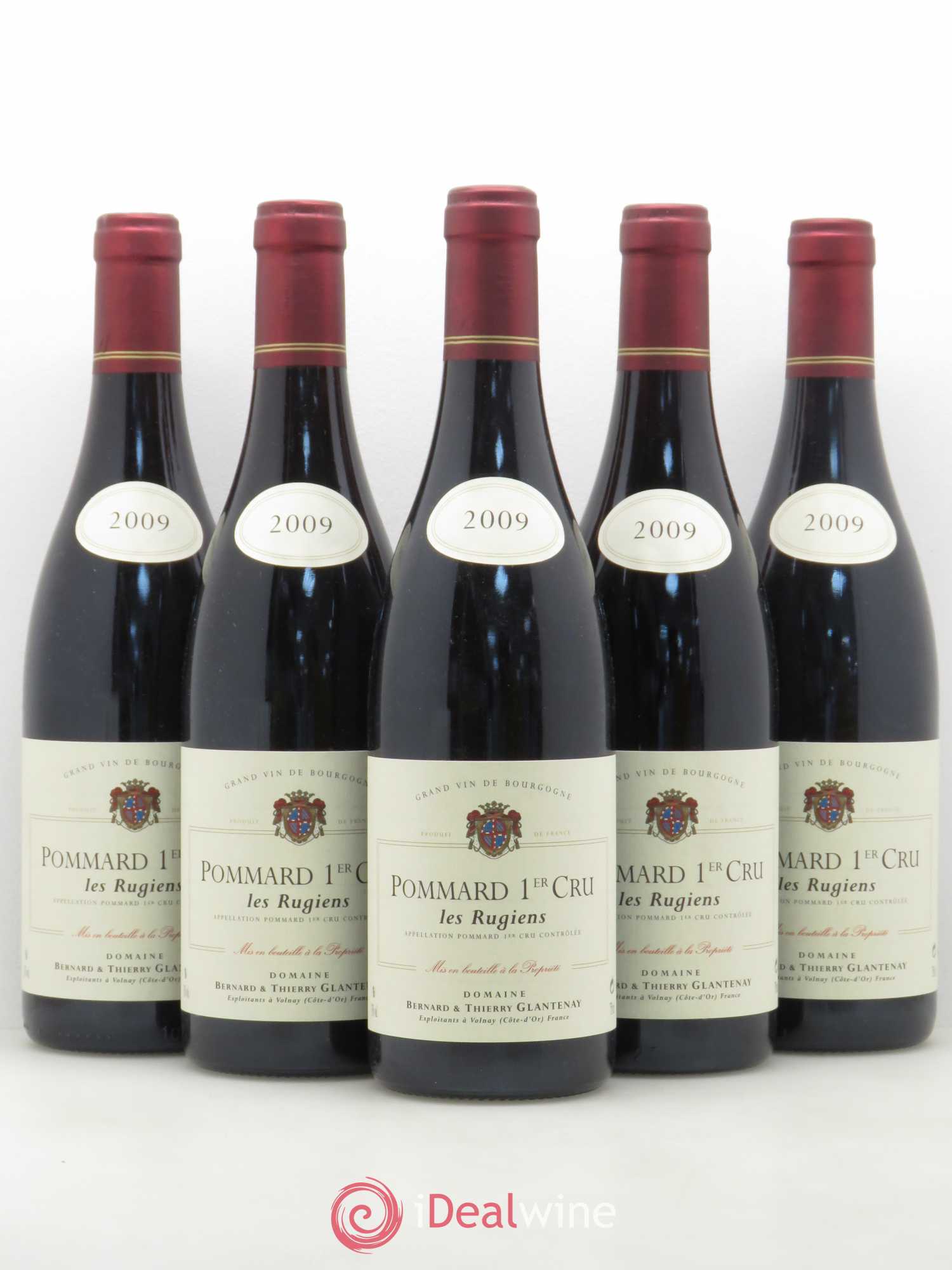 Pommard 1er Cru Les Rugiens Bernard et Thierry Glantenay (Domaine) 2009 - Lot de 5 bouteilles - 0