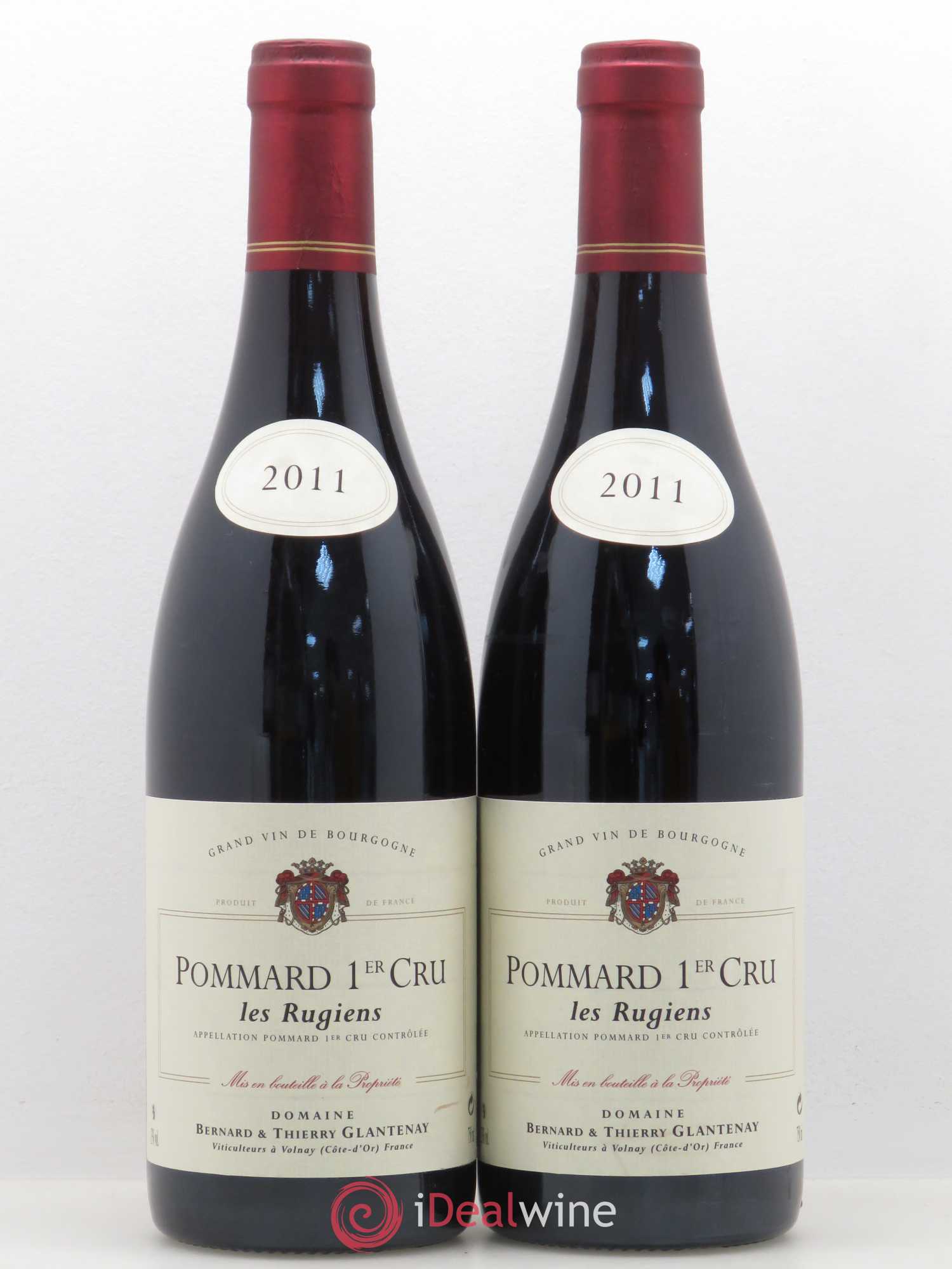 Pommard 1er Cru Les Rugiens Bernard et Thierry Glantenay (Domaine) 2011 - Lot de 2 bouteilles - 0