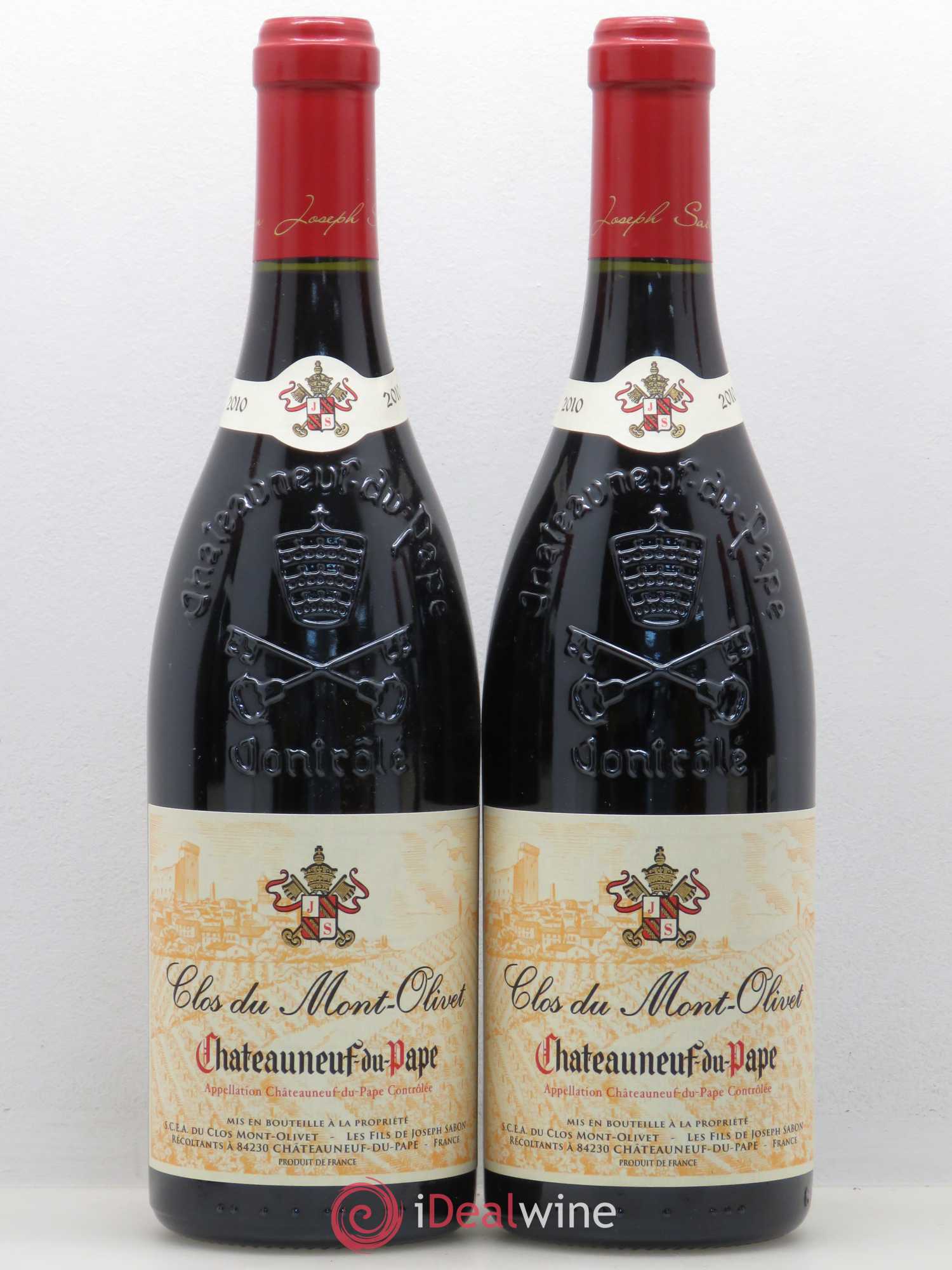 Châteauneuf-du-Pape Clos du Mont-Olivet 2010 - Lot de 5 bouteilles - 2