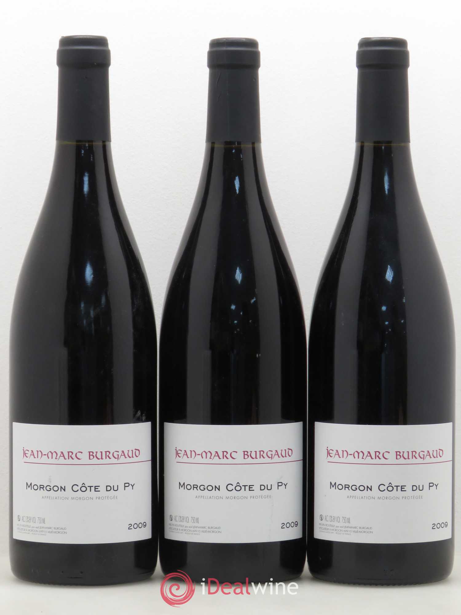 Morgon Côte du Py Jean-Marc Burgaud (Domaine) 2009 - Lot de 3 bouteilles - 0
