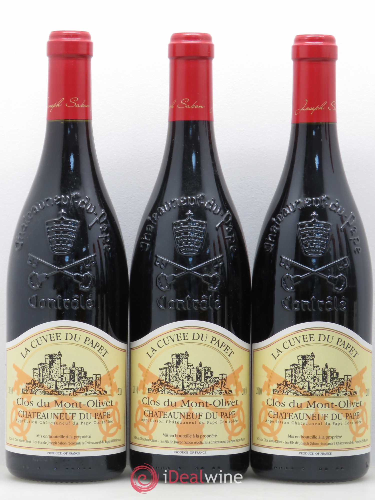 Châteauneuf-du-Pape Cuvée du Papet Clos du Mont-Olivet 2010 - Lot de 6 bouteilles - 1