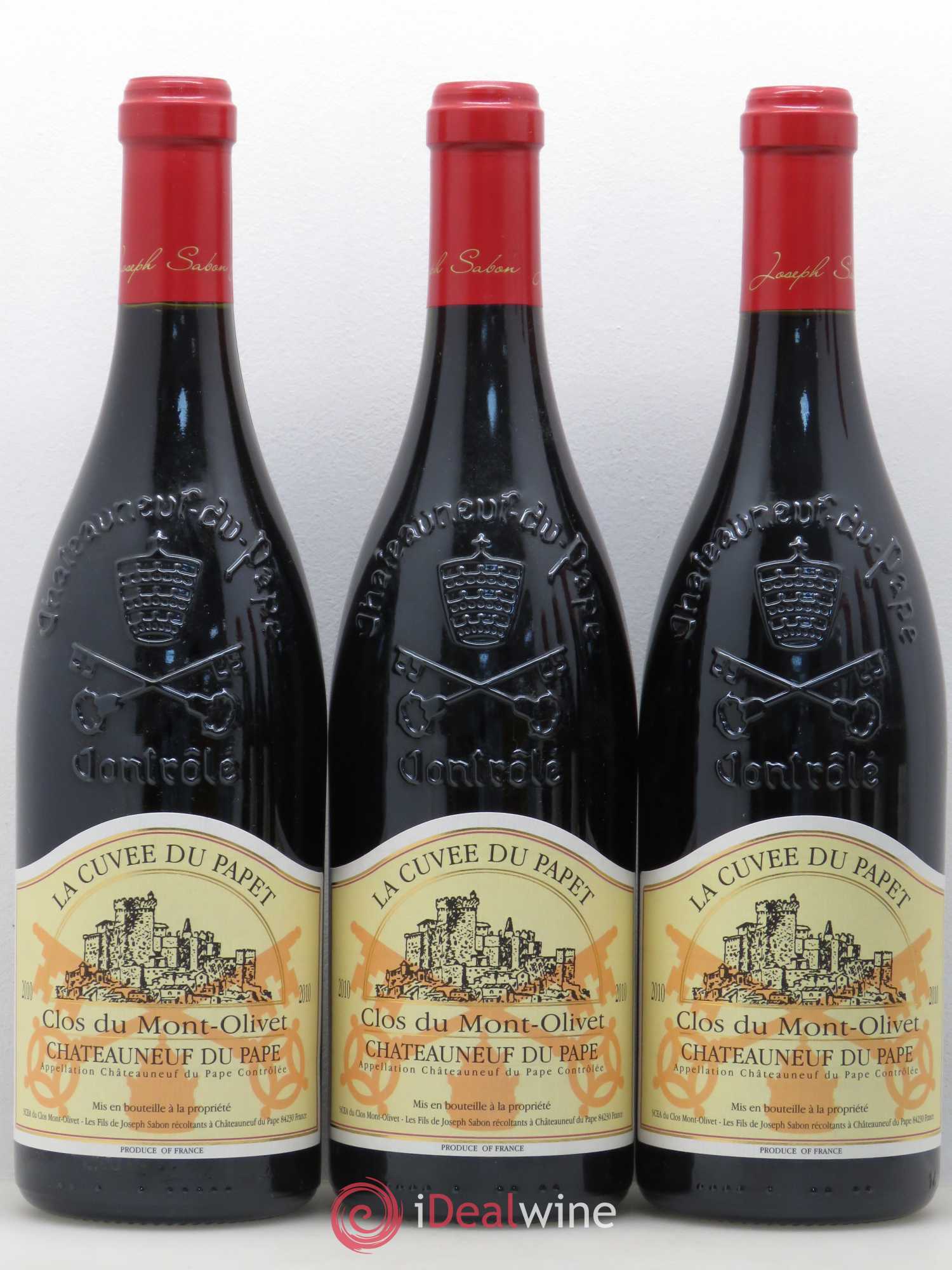Châteauneuf-du-Pape Cuvée du Papet Clos du Mont-Olivet 2010 - Lot de 6 bouteilles - 2