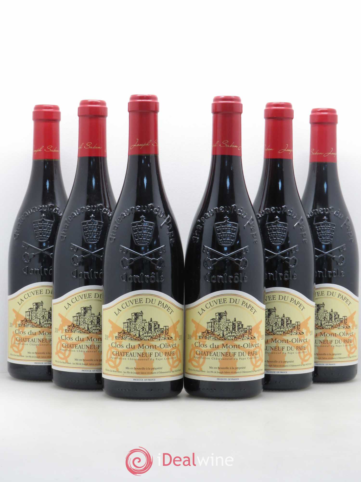 Châteauneuf-du-Pape Cuvée du Papet Clos du Mont-Olivet 2010 - Lot de 6 bouteilles - 0