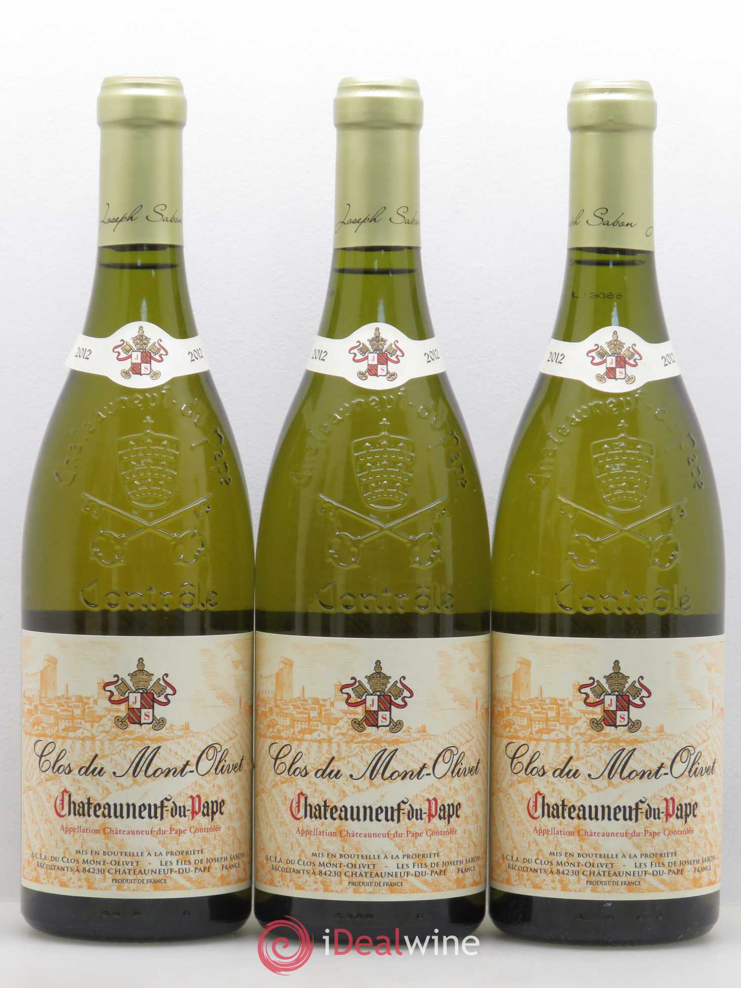 Châteauneuf-du-Pape Clos du Mont-Olivet 2012 - Lot de 6 bouteilles - 2